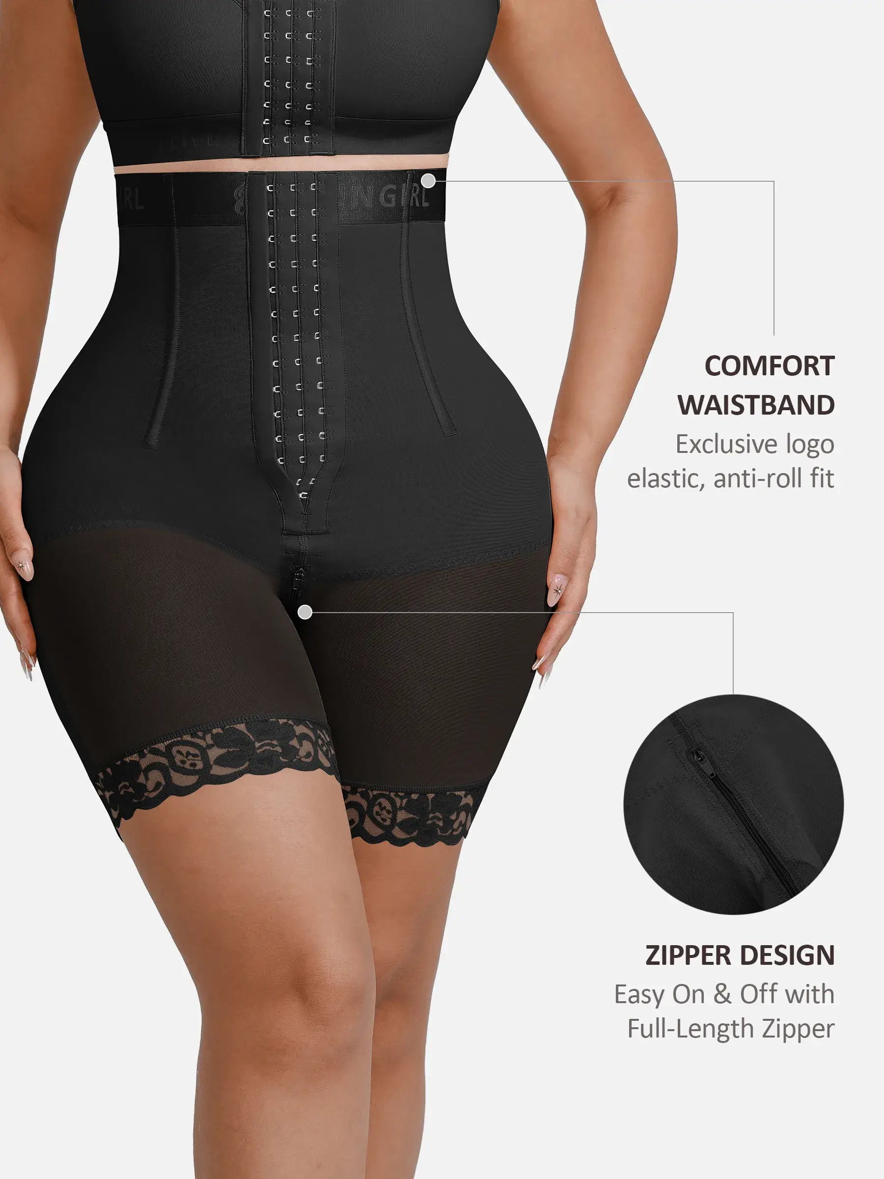 Butt Lift High-Waist Shaper Shorts