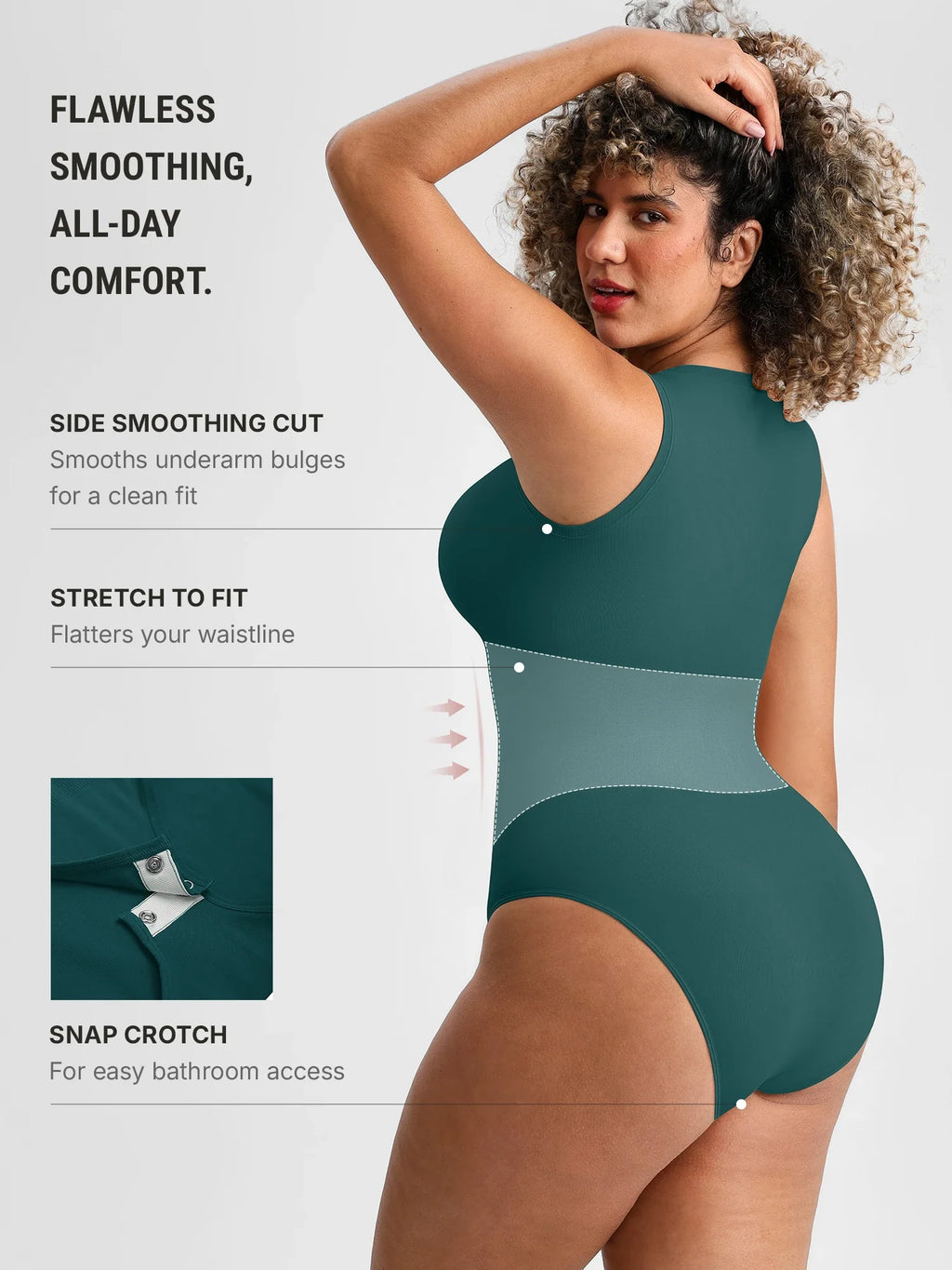 Scoop Neck Buttery Seamless Everyday Bodysuit