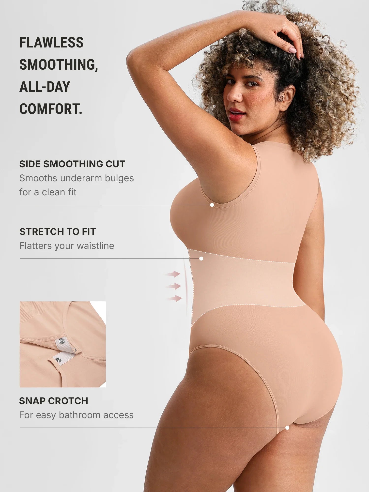 Scoop Neck Buttery Seamless Everyday Bodysuit