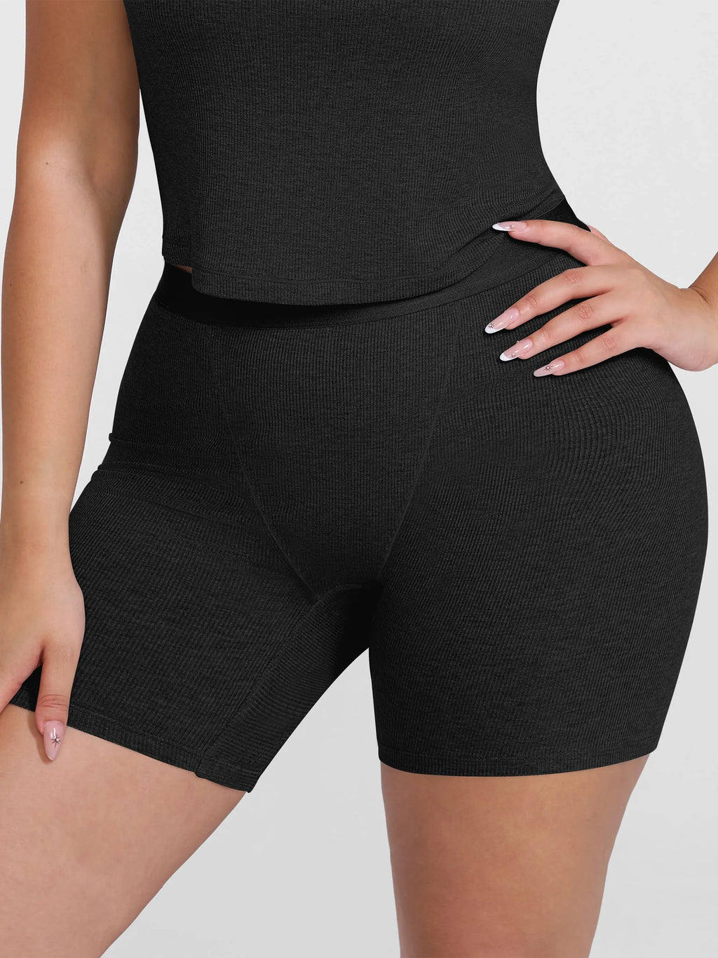 Ribbed Soft Cotton Boxer Short
