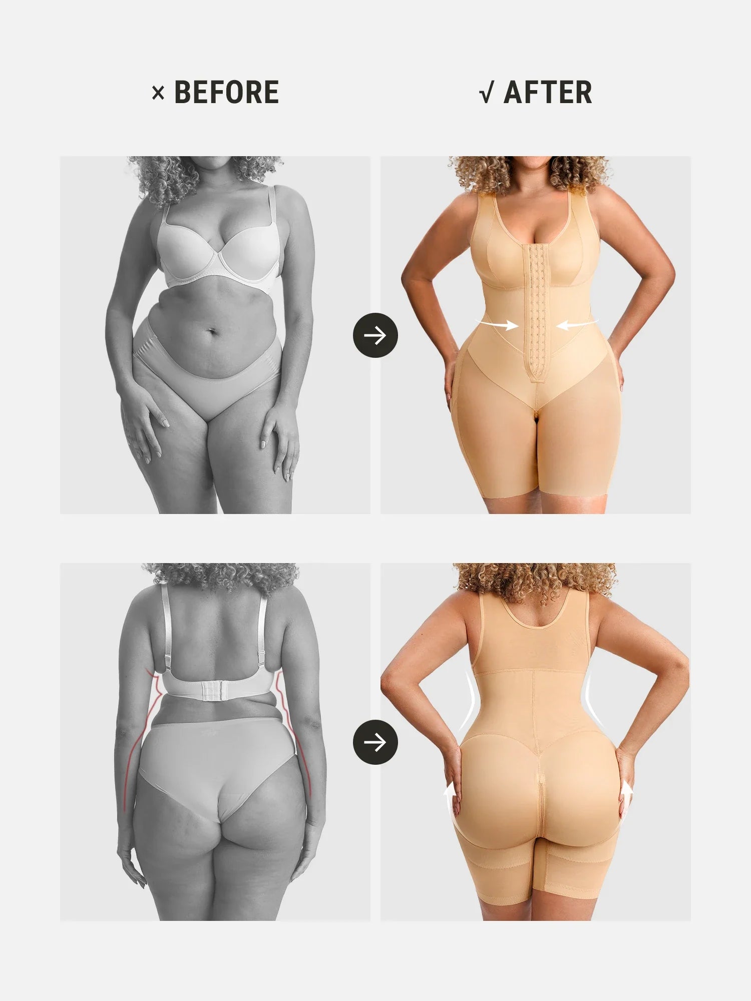 V-Band Waist Snatching Contour Bodysuit