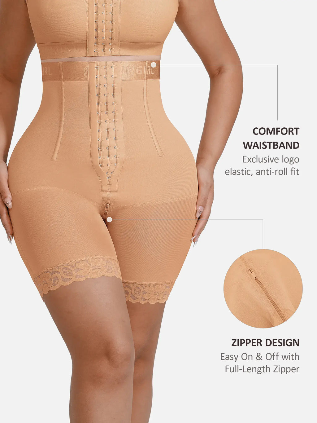 Butt Lift High-Waist Shaper Shorts