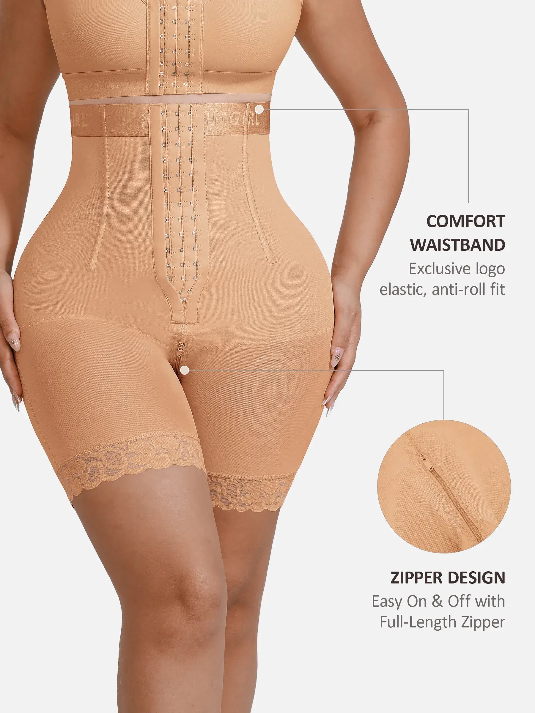 Butt Lift High-Waist Shaper Shorts