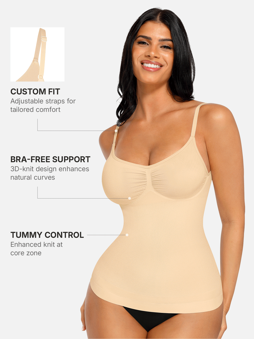 Bust Support Shaping Tank Top