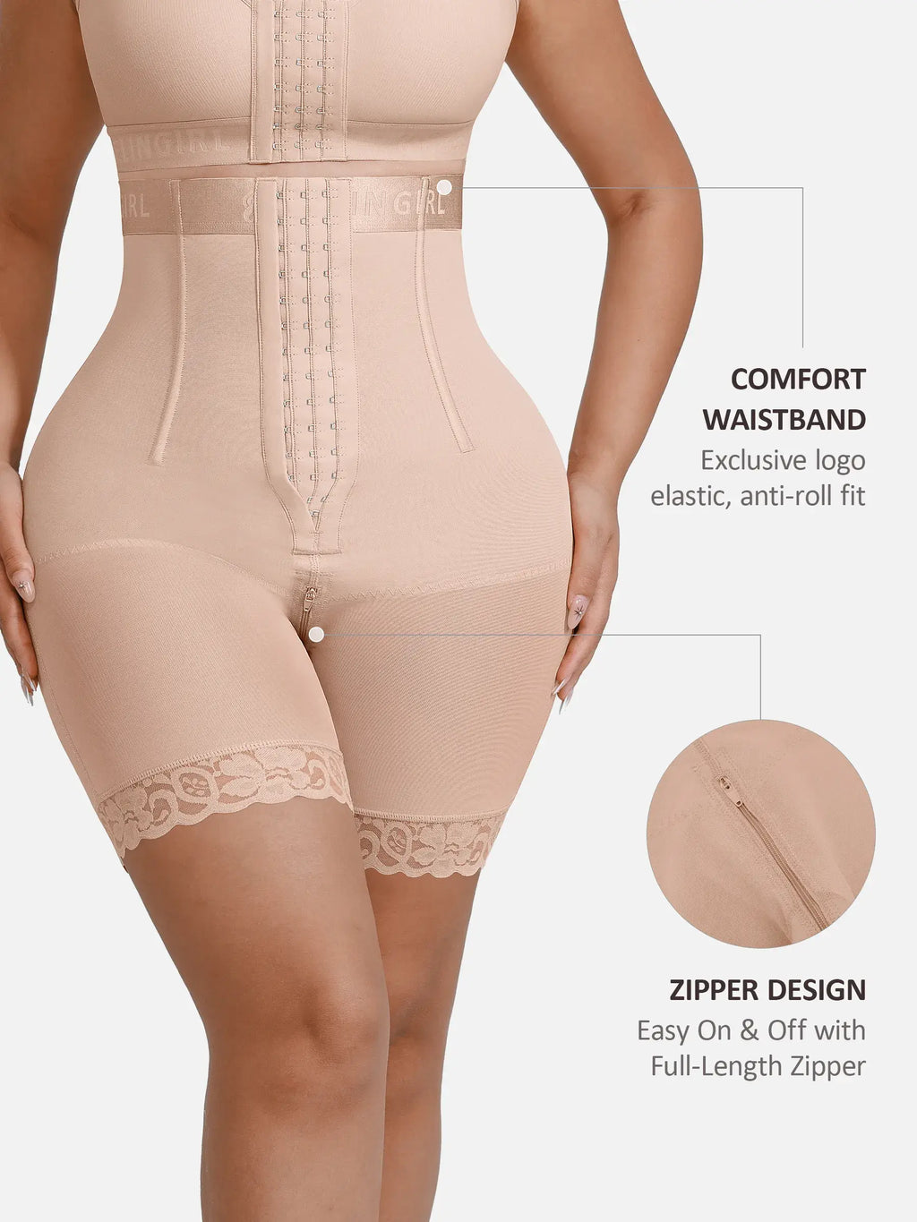 Butt Lift High-Waist Shaper Shorts
