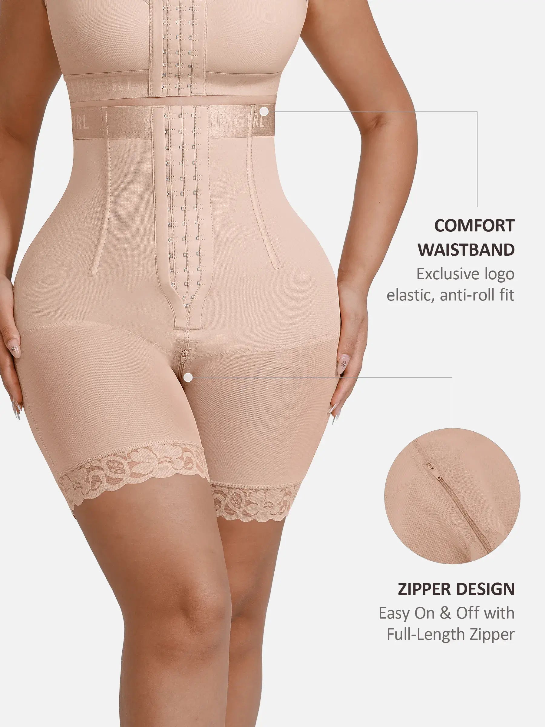Butt Lift High-Waist Shaper Shorts