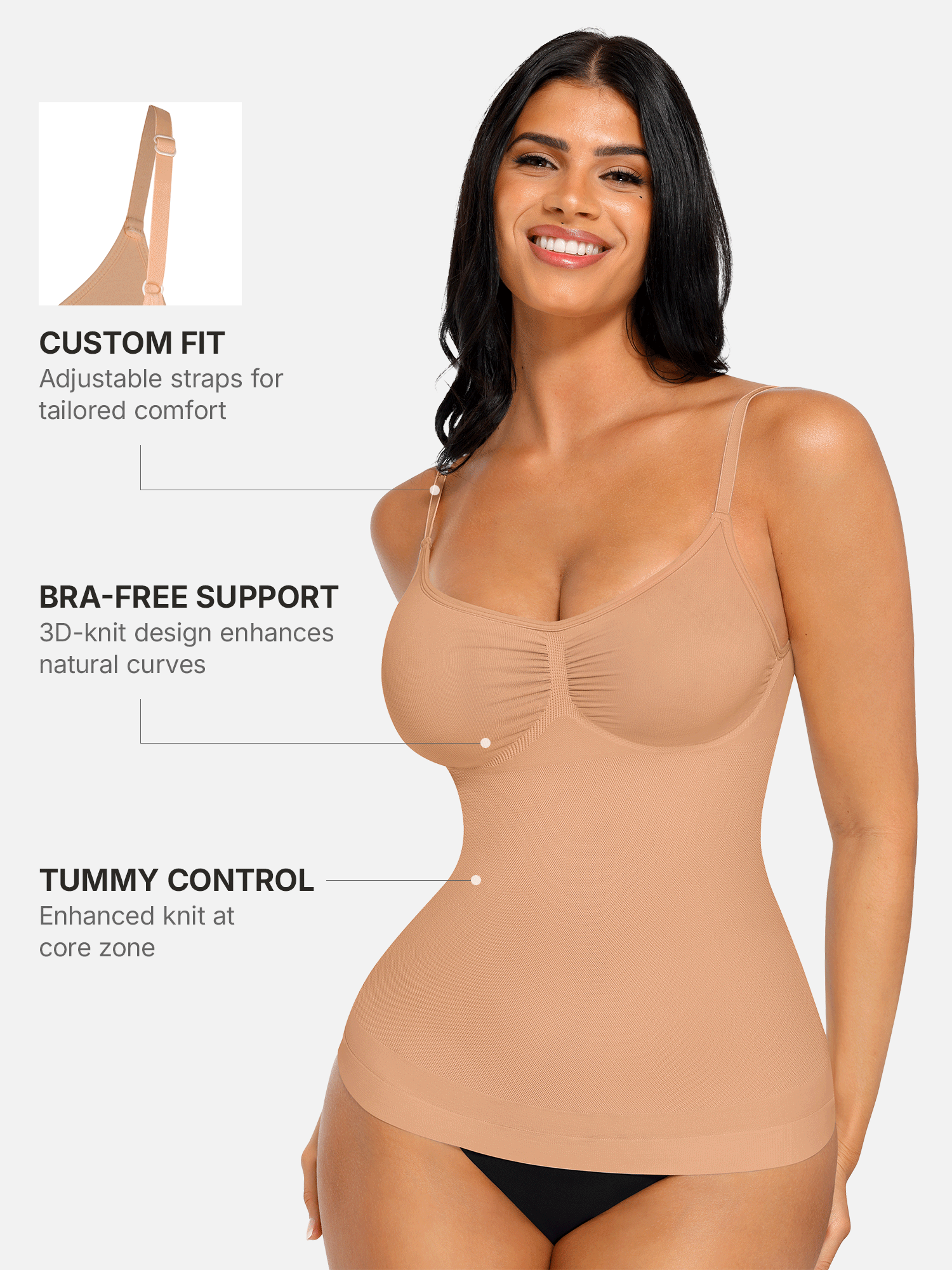 Bust Support Shaping Tank Top