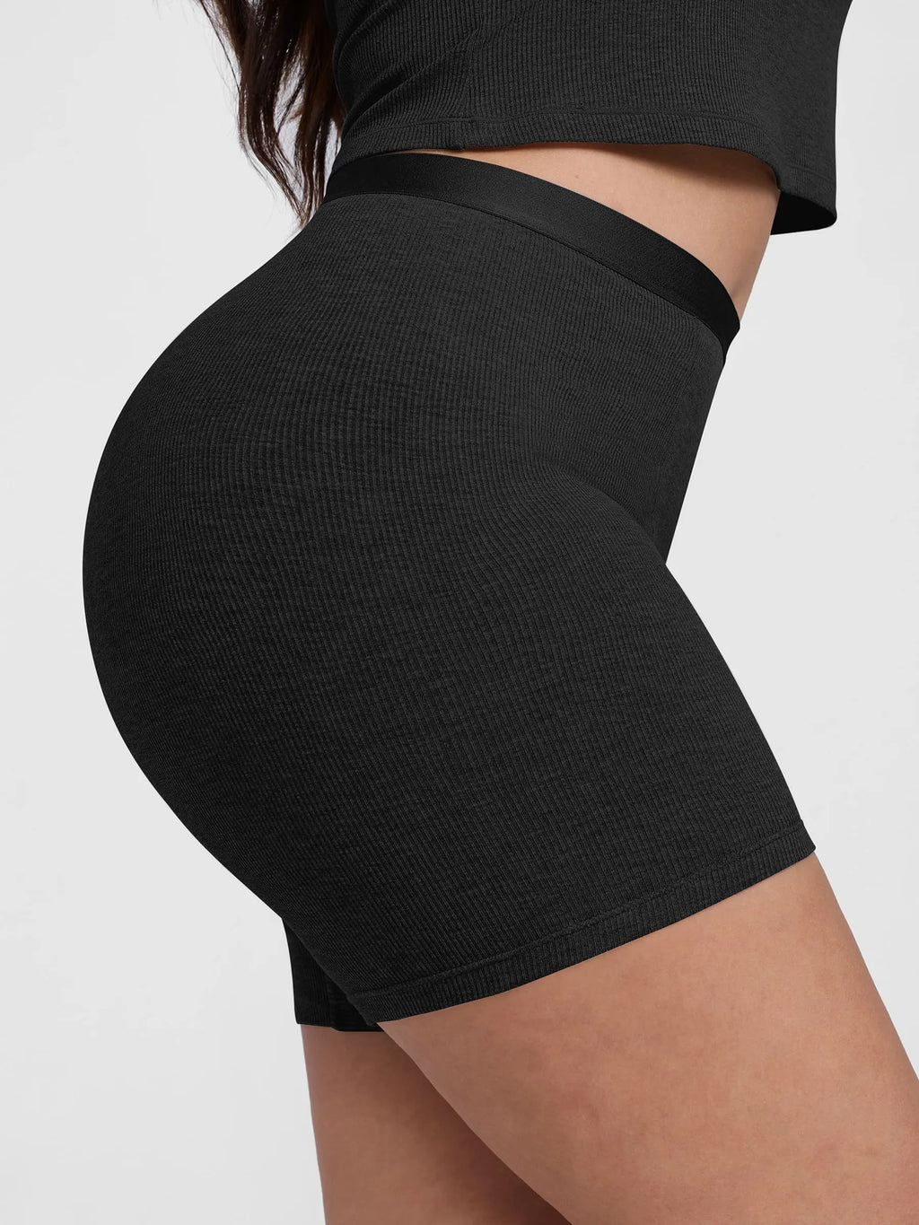 Ribbed Soft Cotton Boxer Short