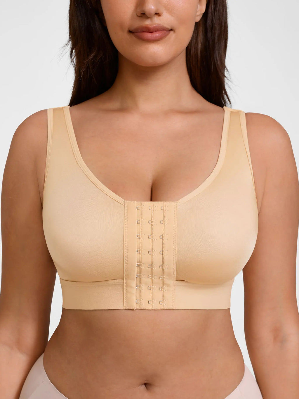 Support Front-Closure Breathable Bra