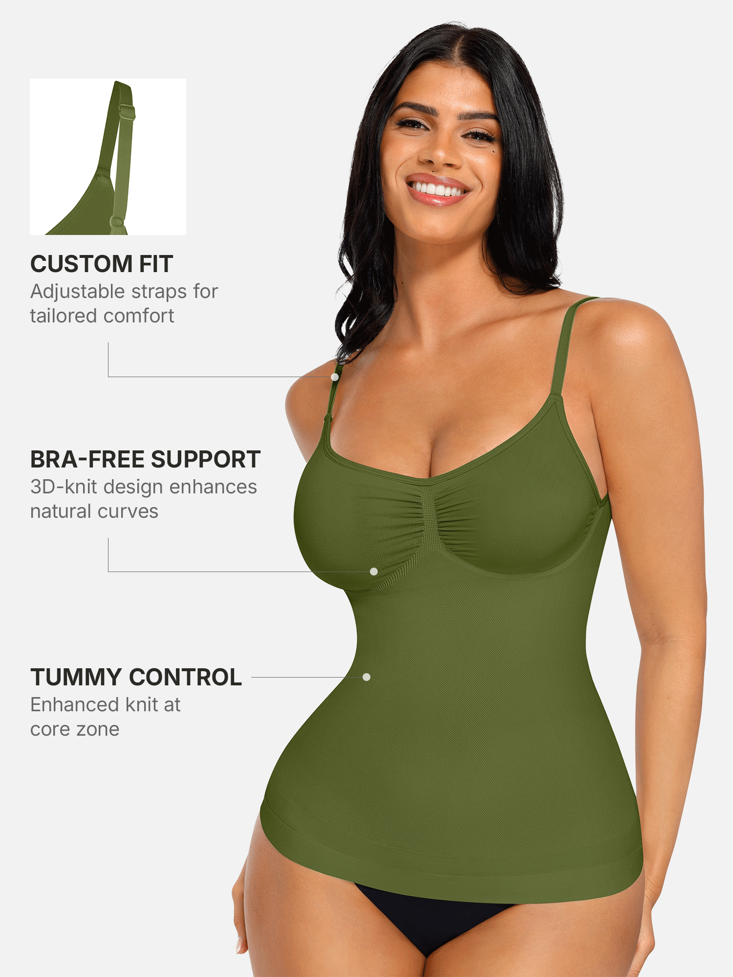 Bust Support Shaping Tank Top