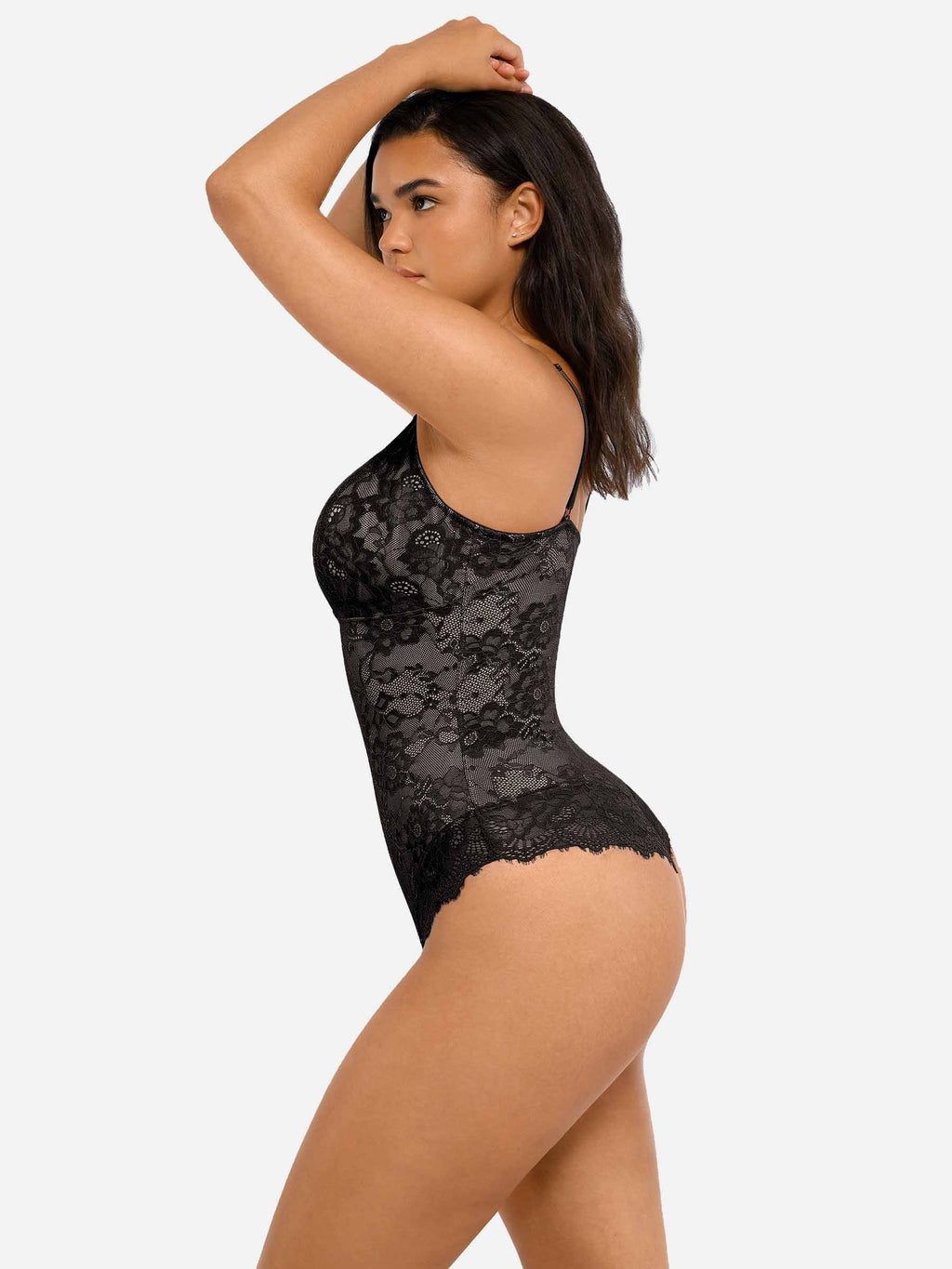 2-Pack Lace V Neck Bodysuit Bundle