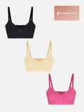 3-Pack Seamless Smooth Wireless Bra Bundle
