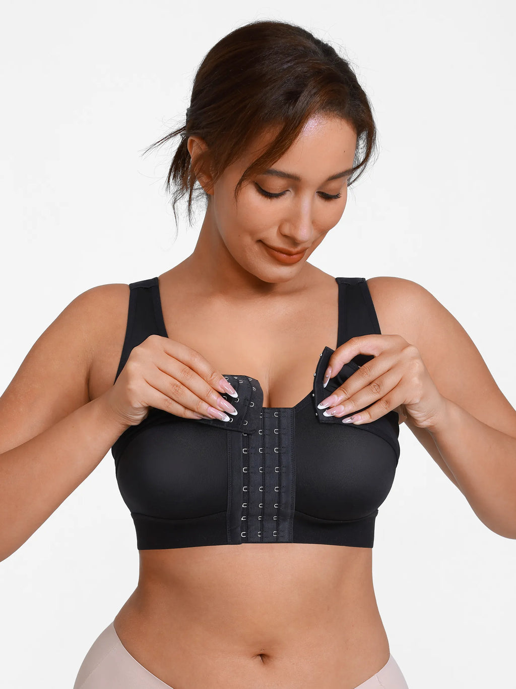 Support Front-Closure Breathable Bra