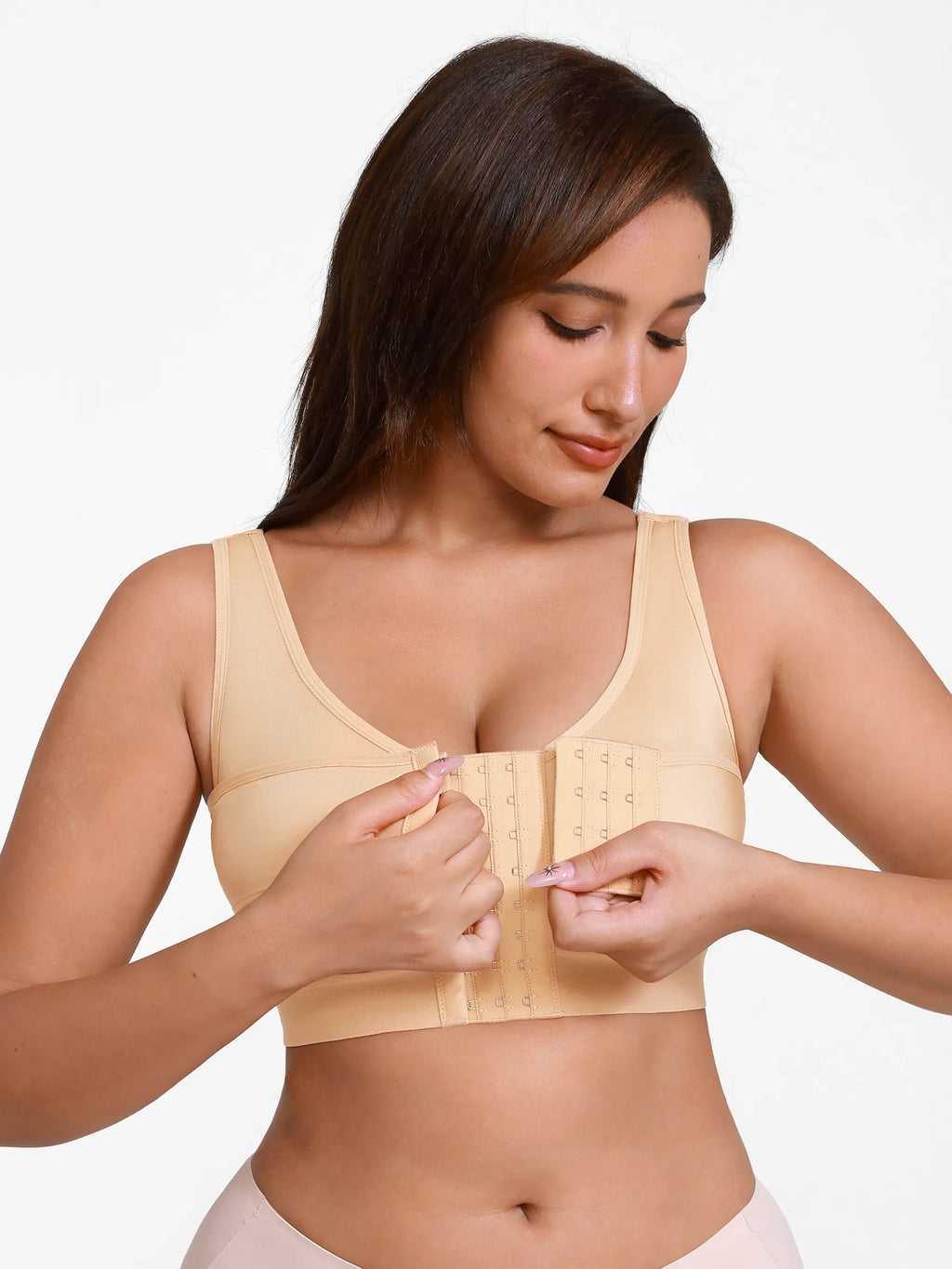 Support Front-Closure Breathable Bra