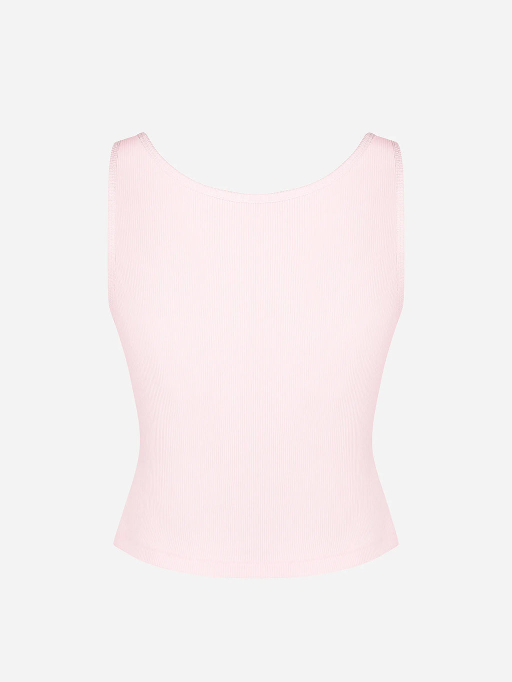 Ribbed Square-Neck Lounge Tank Top