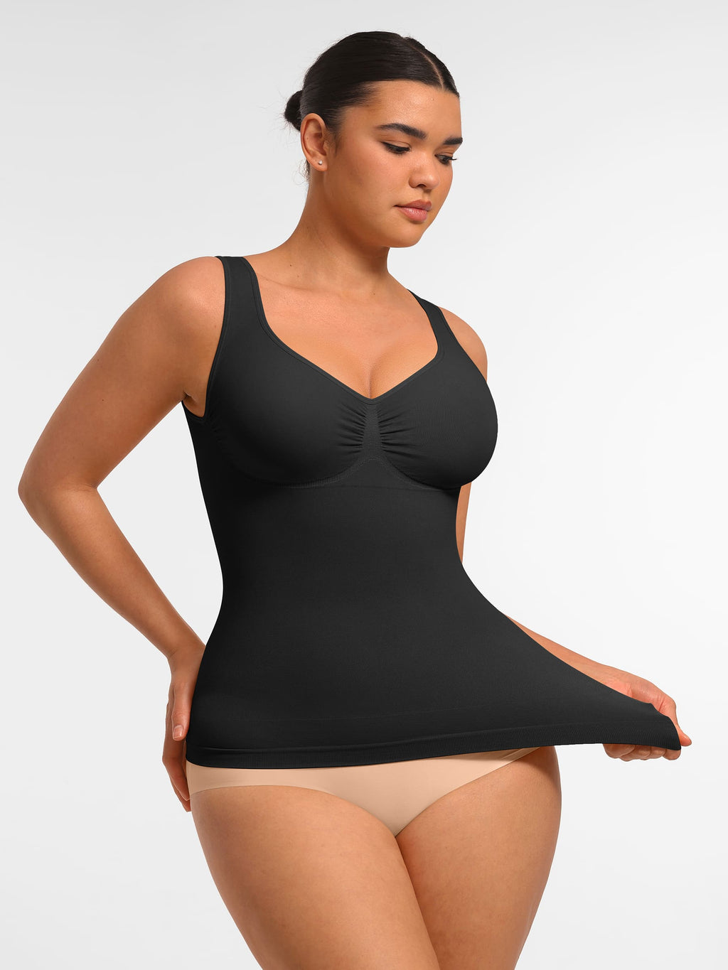 Seamless Everyday Tummy Control Wide Strap Tank Top