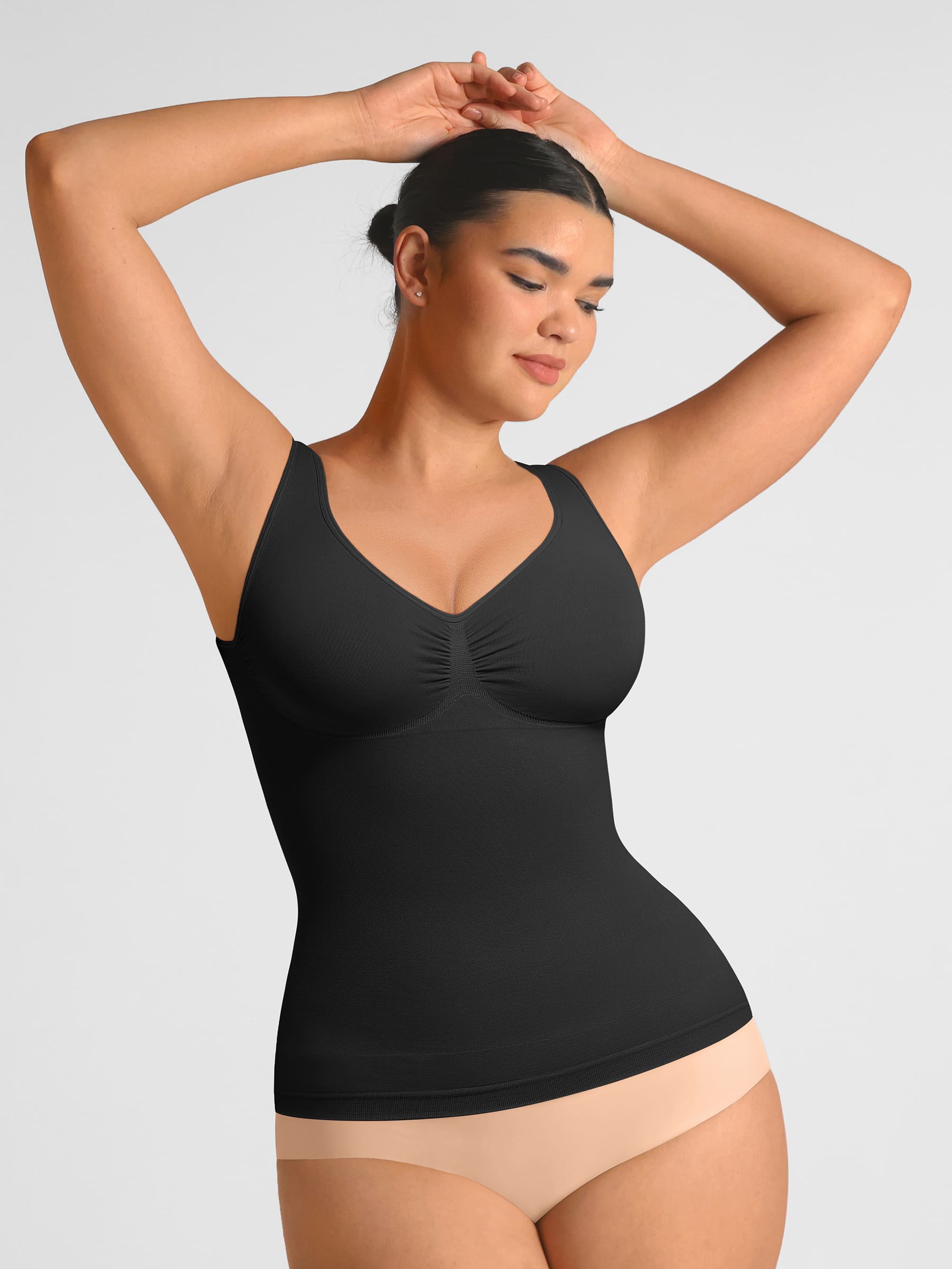 Seamless Everyday Tummy Control Wide Strap Tank Top