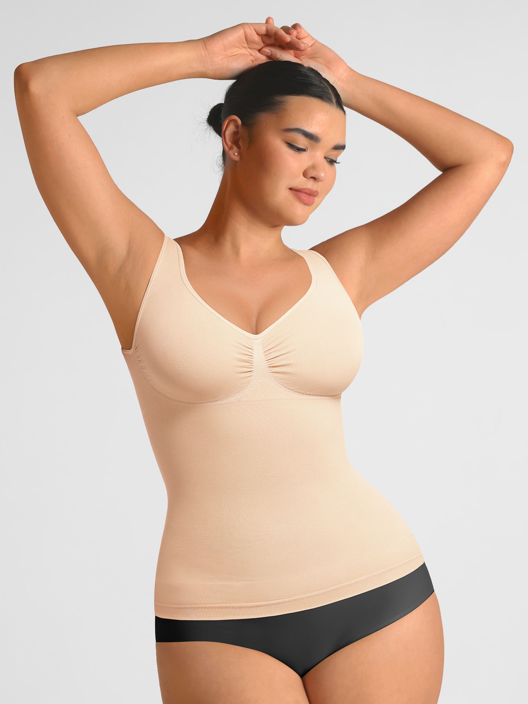 Seamless Everyday Tummy Control Wide Strap Tank Top