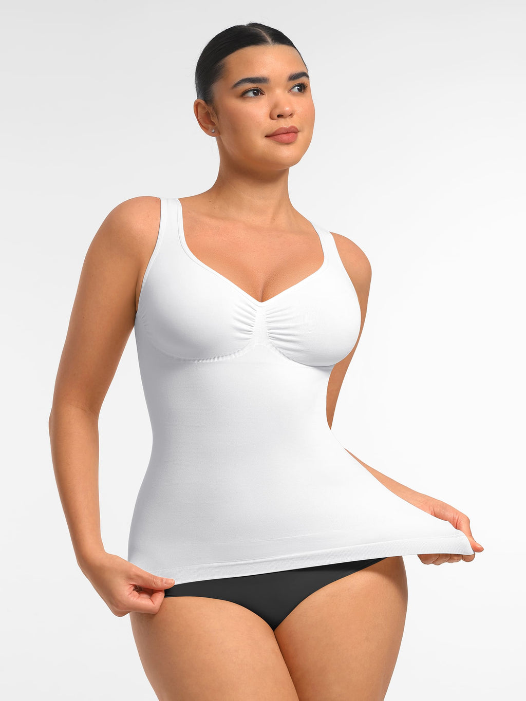 Seamless Everyday Tummy Control Wide Strap Tank Top