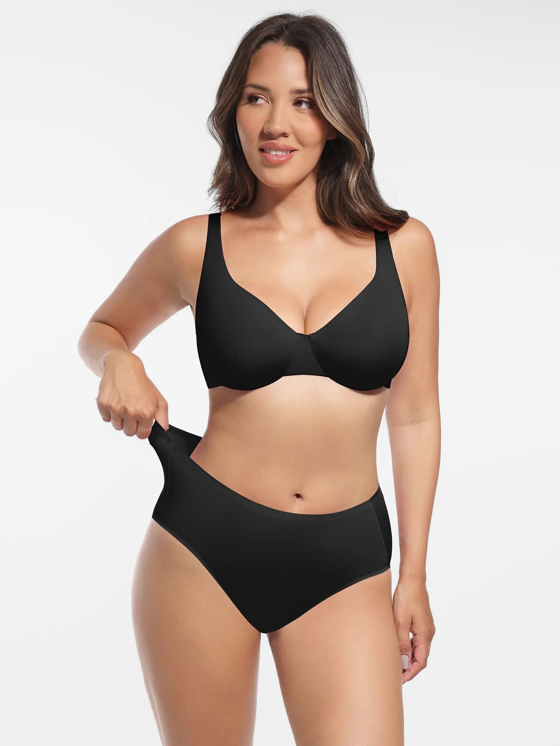 Cloud-Like Mid-Waist Brief Panties