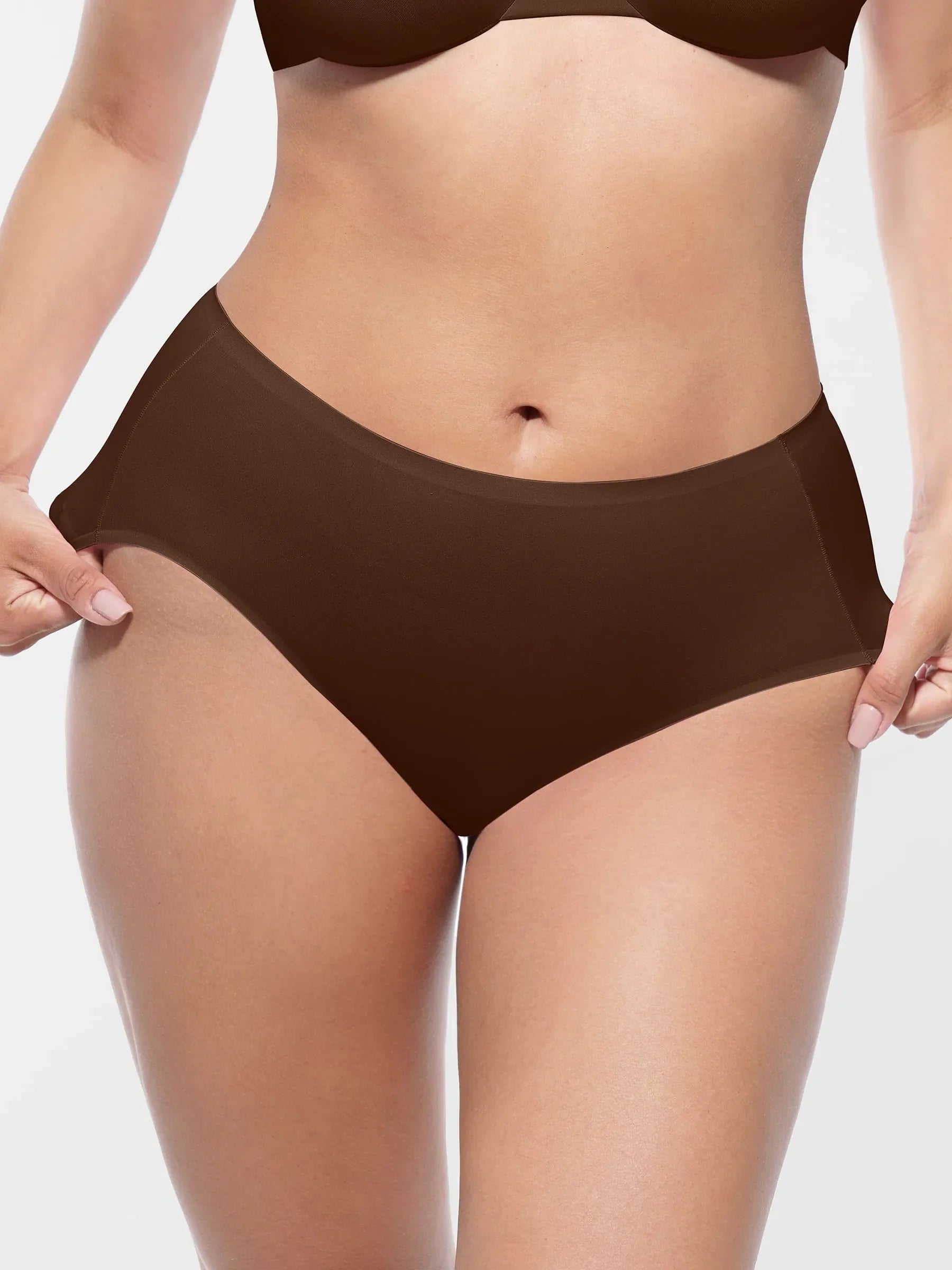 Cloud-Like Mid-Waist Brief Panties