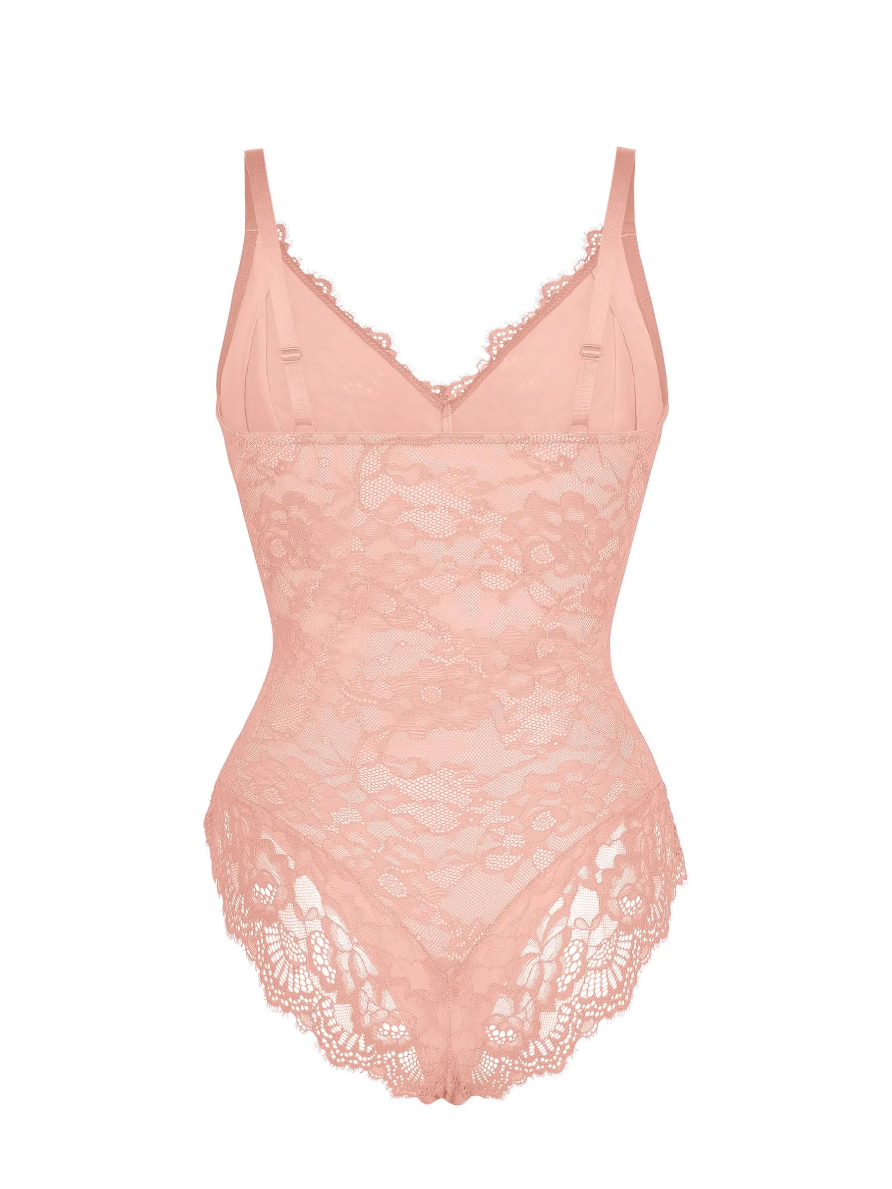 Lace V-Neck Breathable Bodysuit