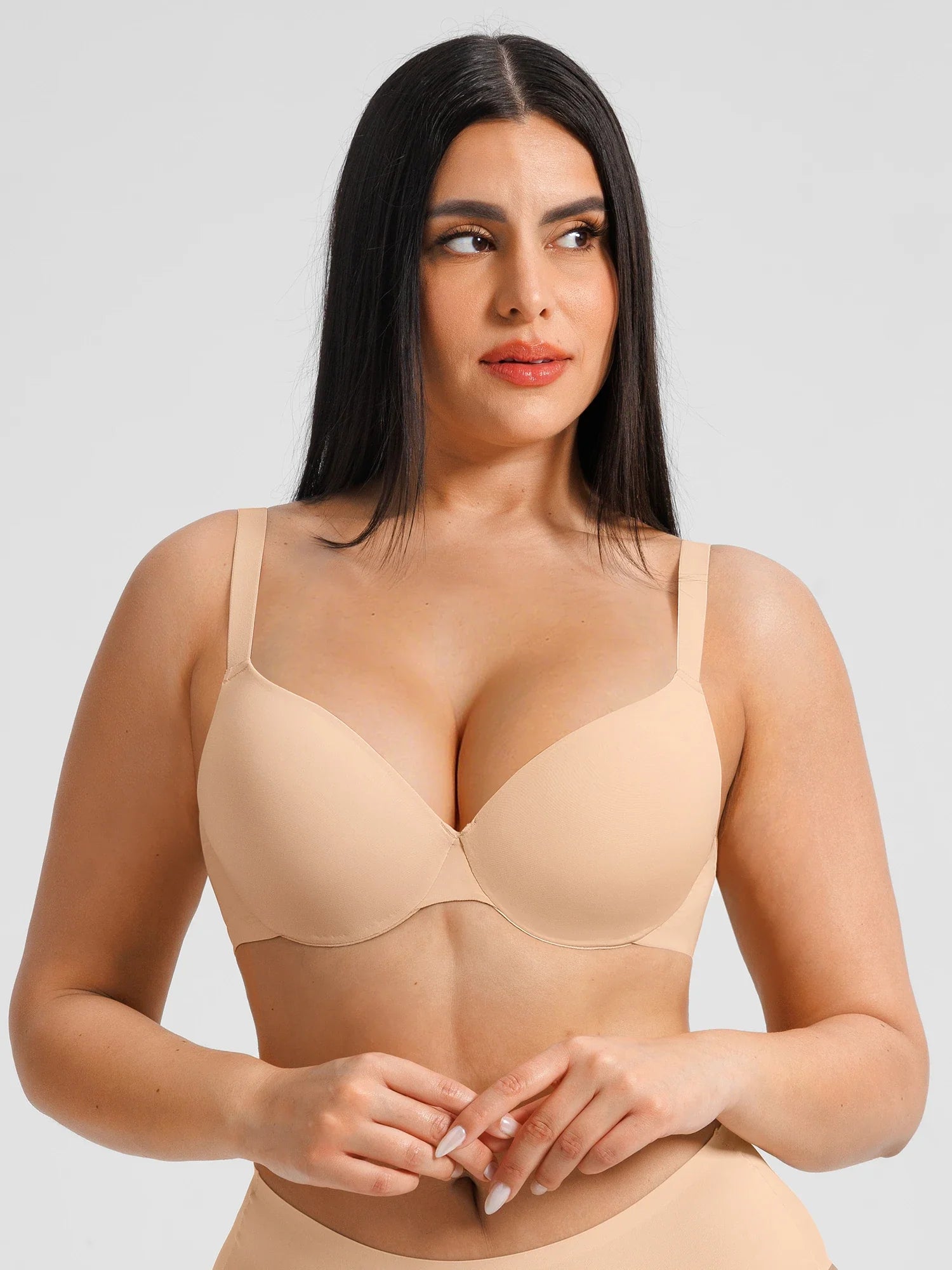 Push Up Lightly Lined Demi Bra