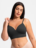 Lift Adjustable Seamless Wireless Ribbed Bra