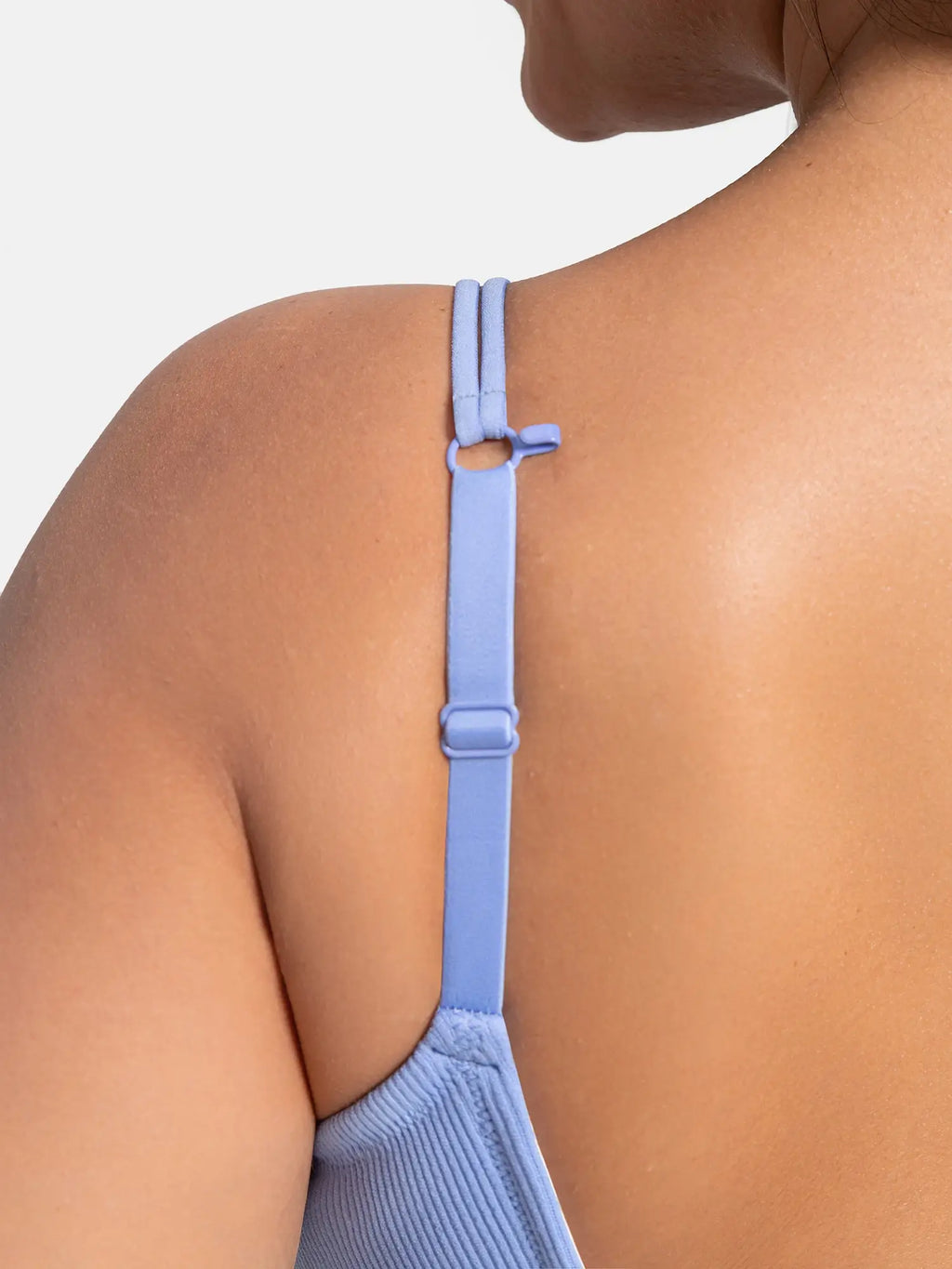 Lift Adjustable Seamless Wireless Ribbed Bra