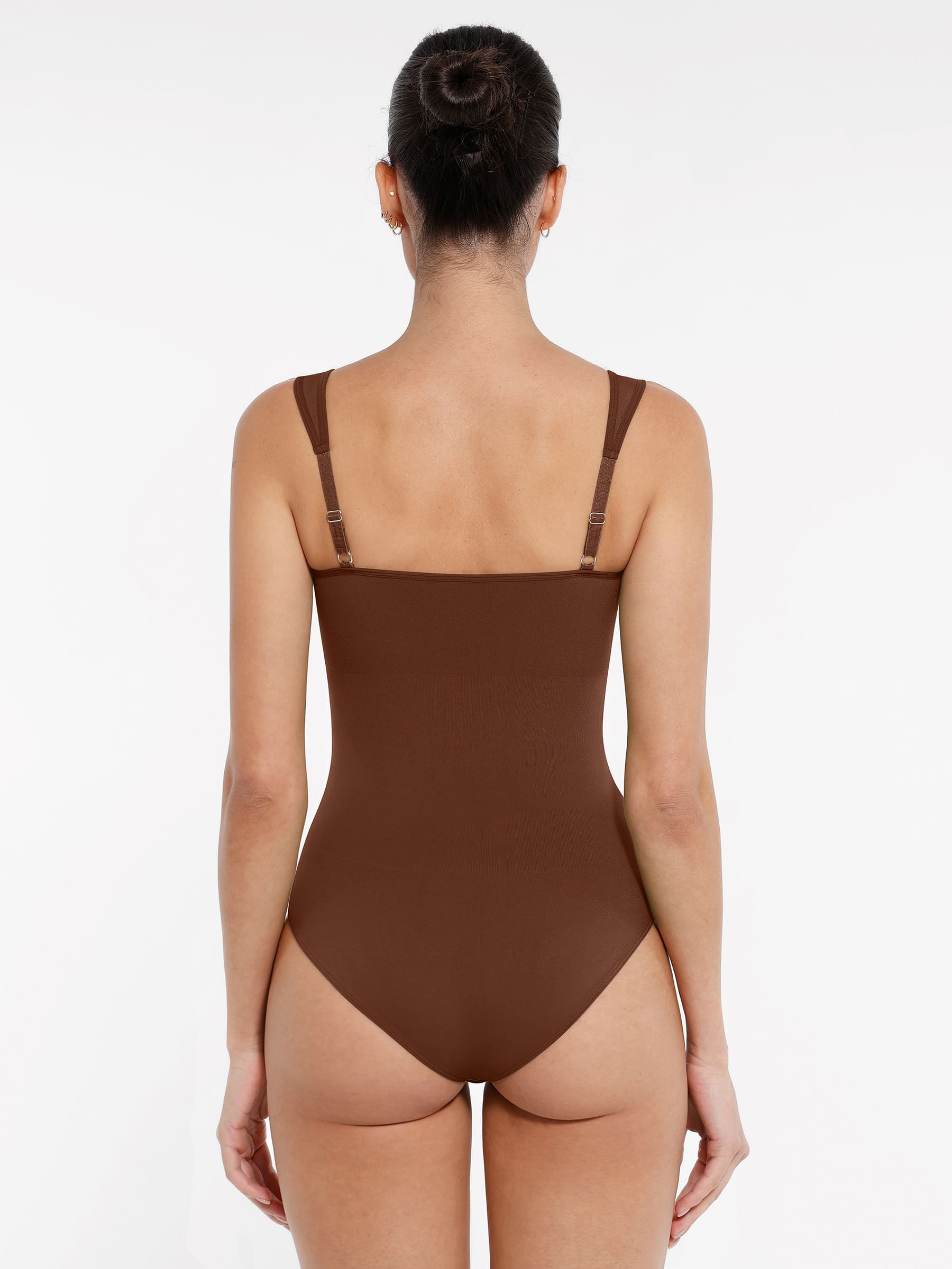 Support Diamond Neck Seamless Shaping Bodysuit