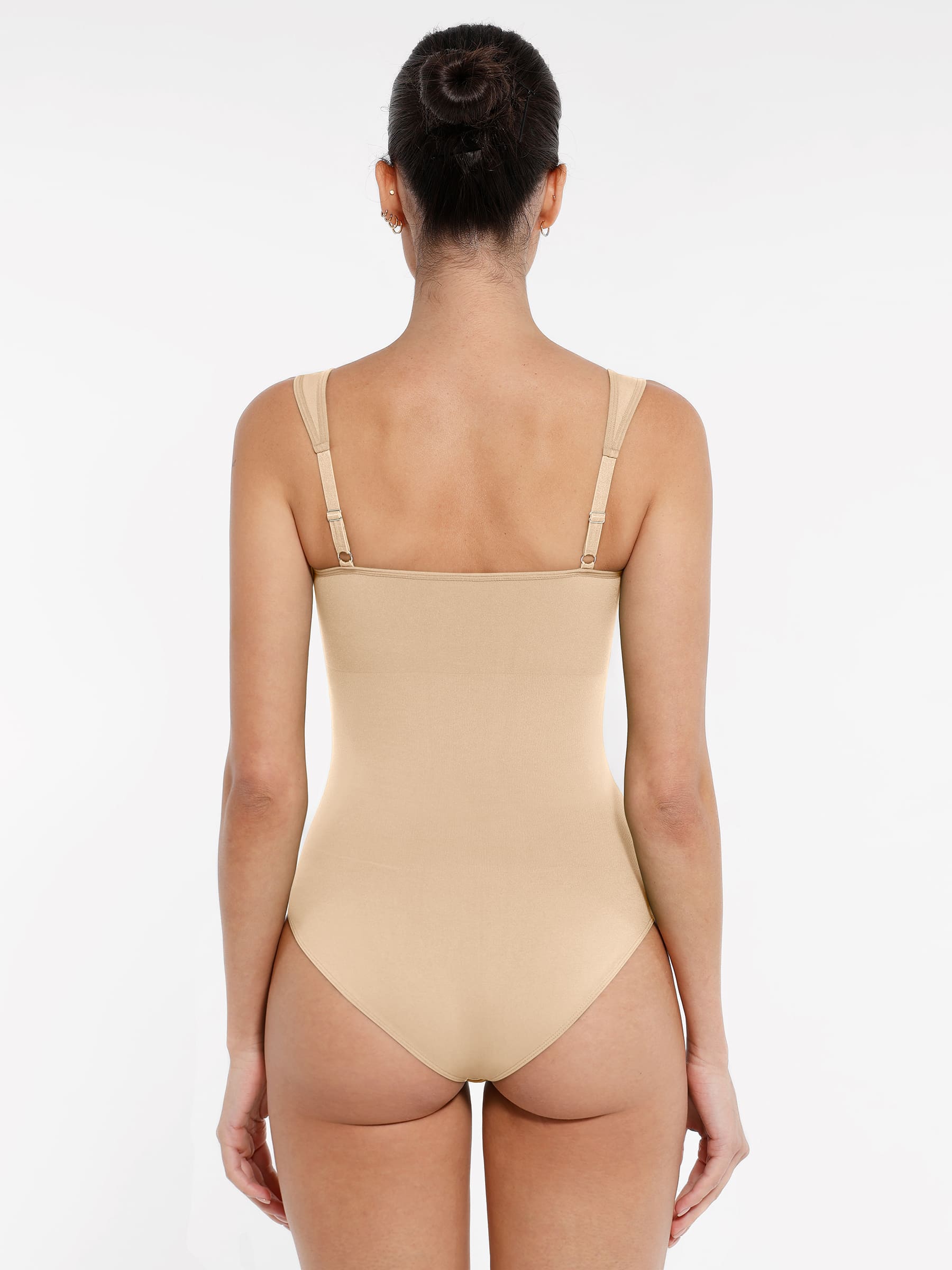 Support Diamond Neck Seamless Shaping Bodysuit