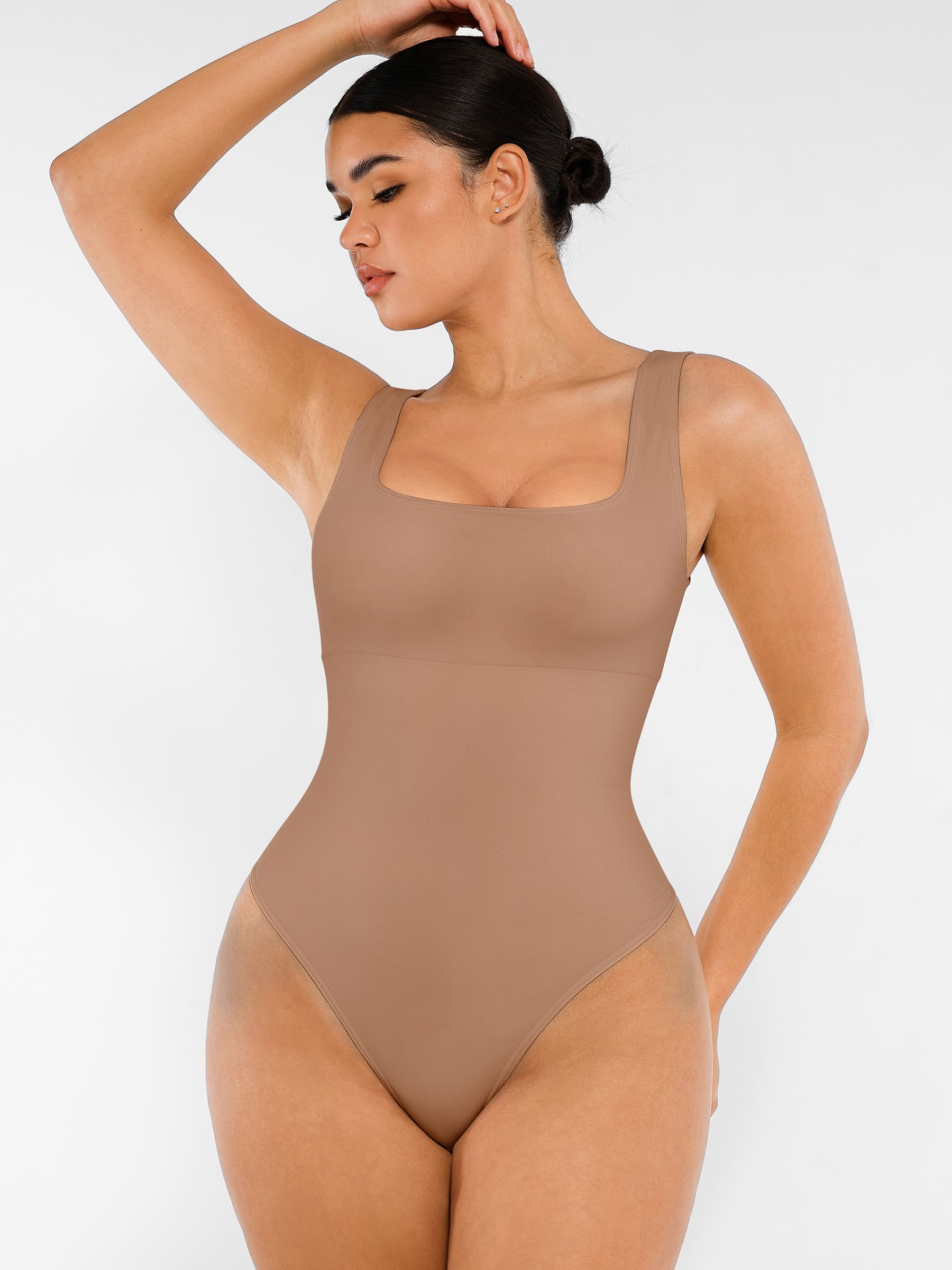 Square Neck Soft Seamless Bodysuit