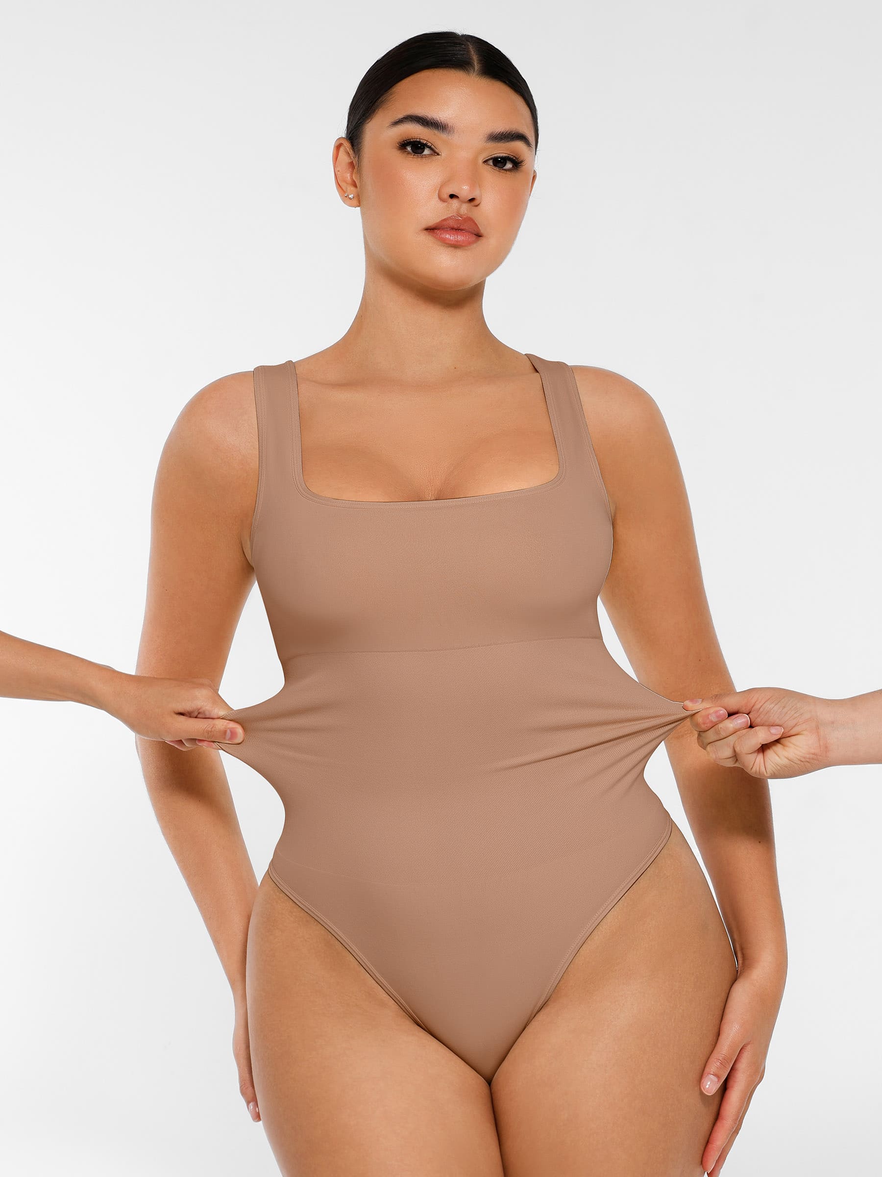 Square Neck Soft Seamless Bodysuit