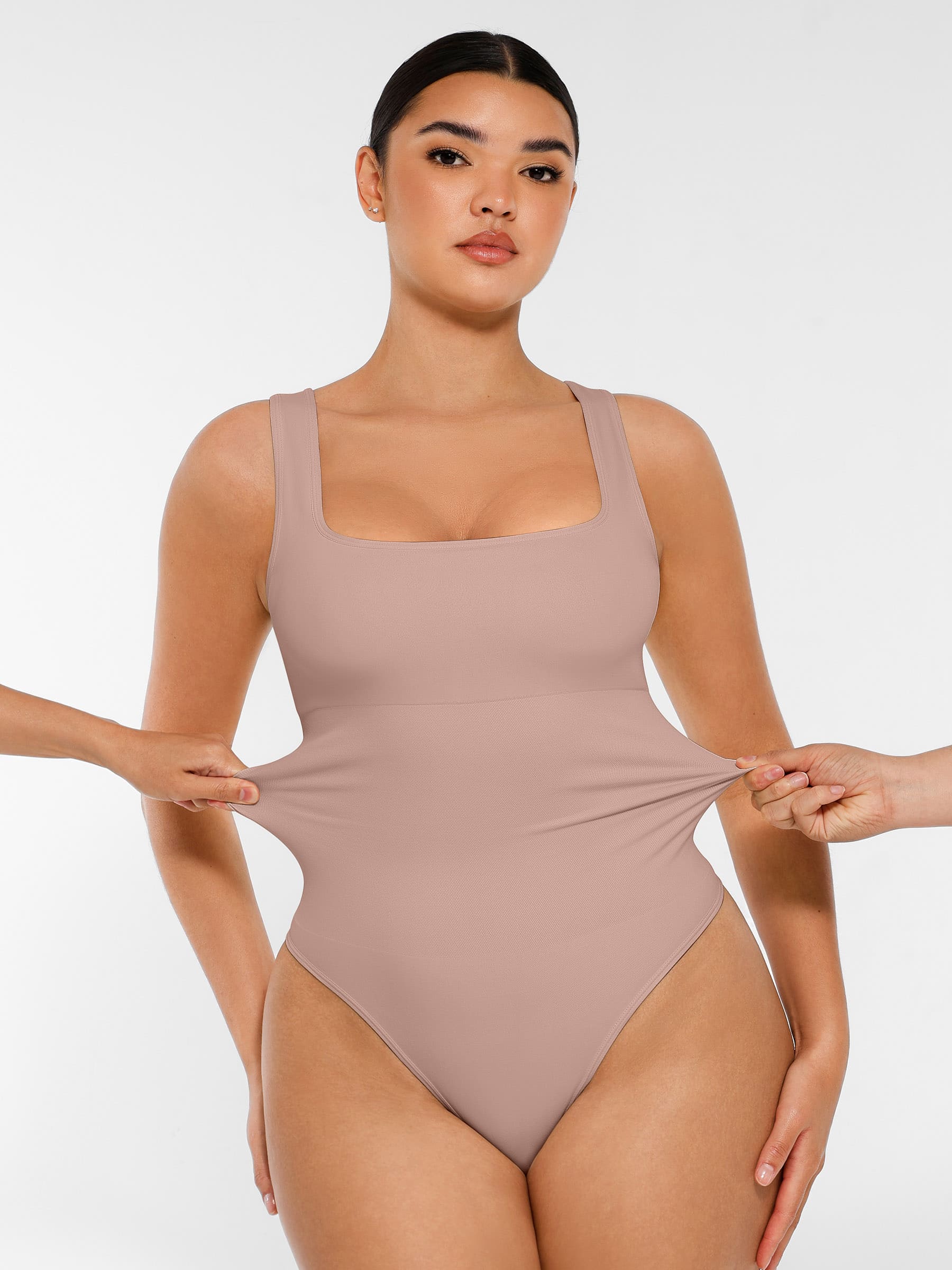 Square Neck Soft Seamless Bodysuit