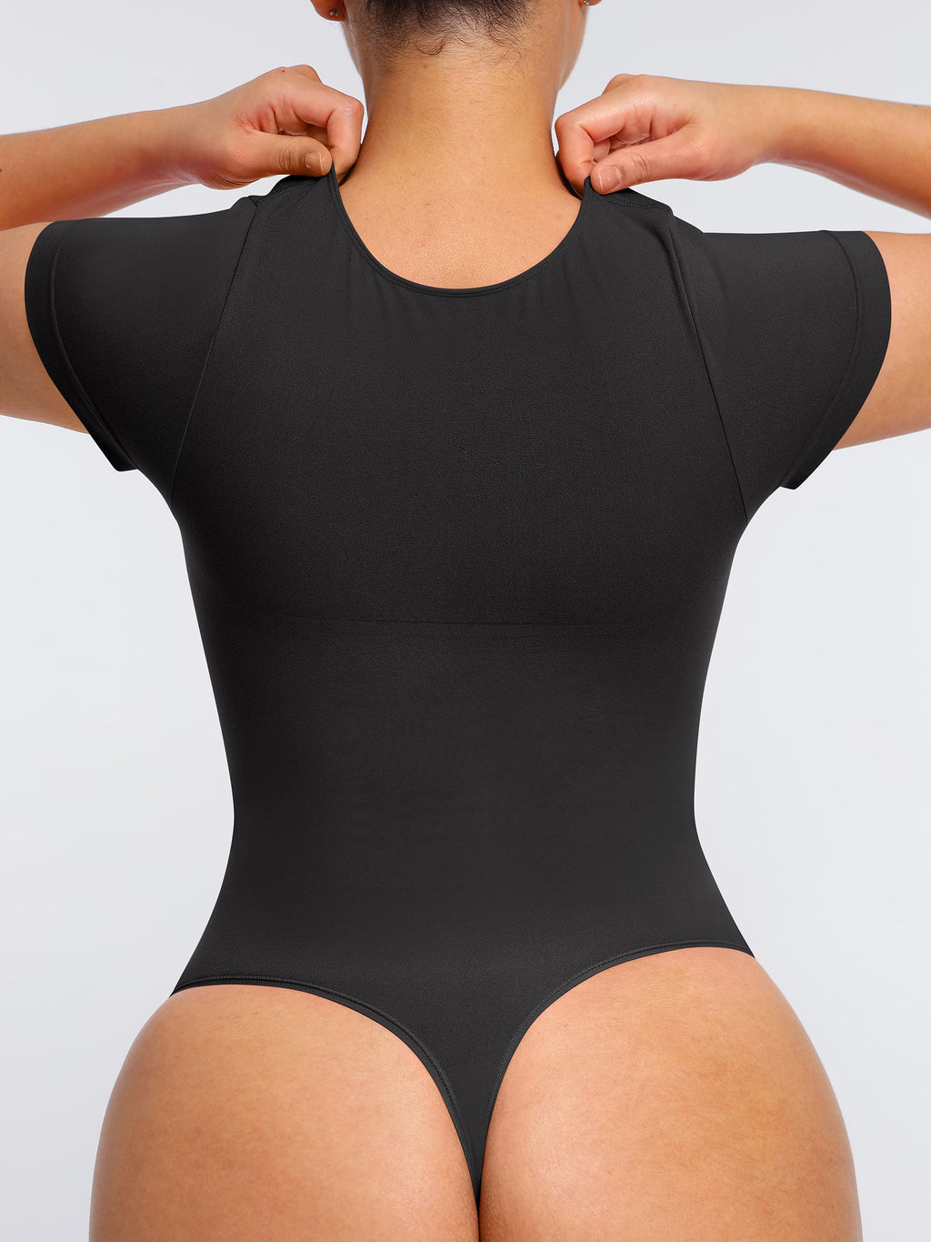 Tummy Control Seamless Short-Sleeve Bodysuit