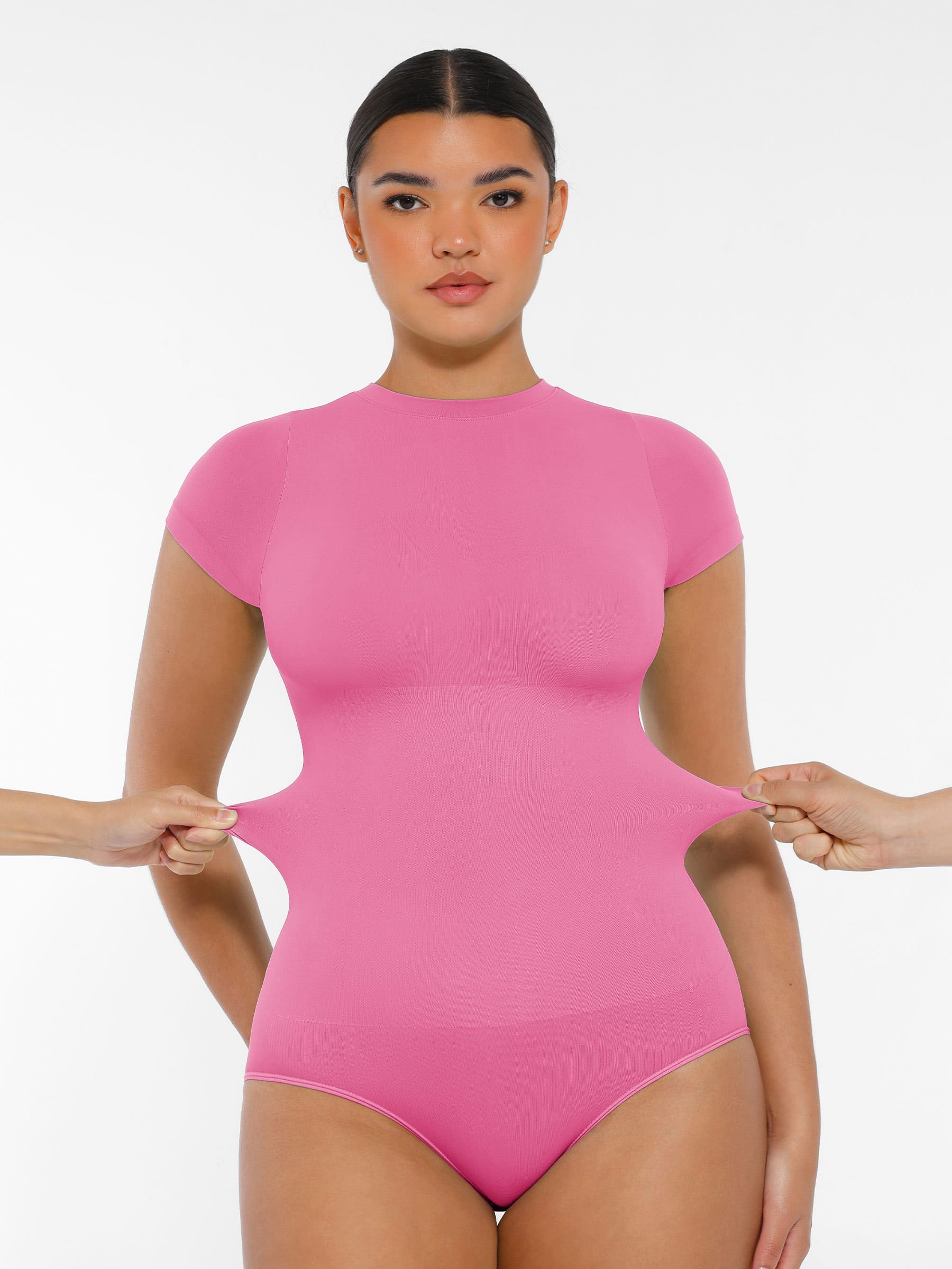Crew Neck Seamless Soft Everyday Bodysuit