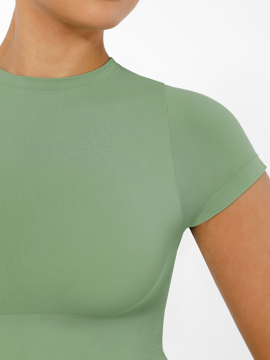 Seamless Ultra-Soft Crew Neck Bodysuit