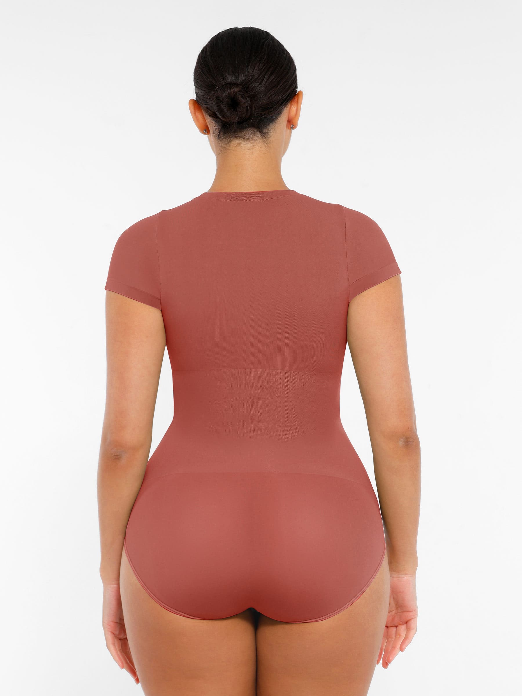 Crew Neck Seamless Soft Everyday Bodysuit
