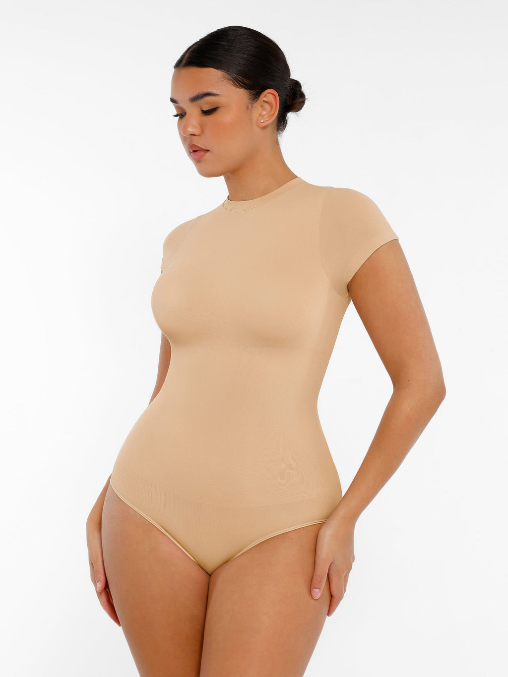 Crew Neck Seamless Soft Everyday Bodysuit