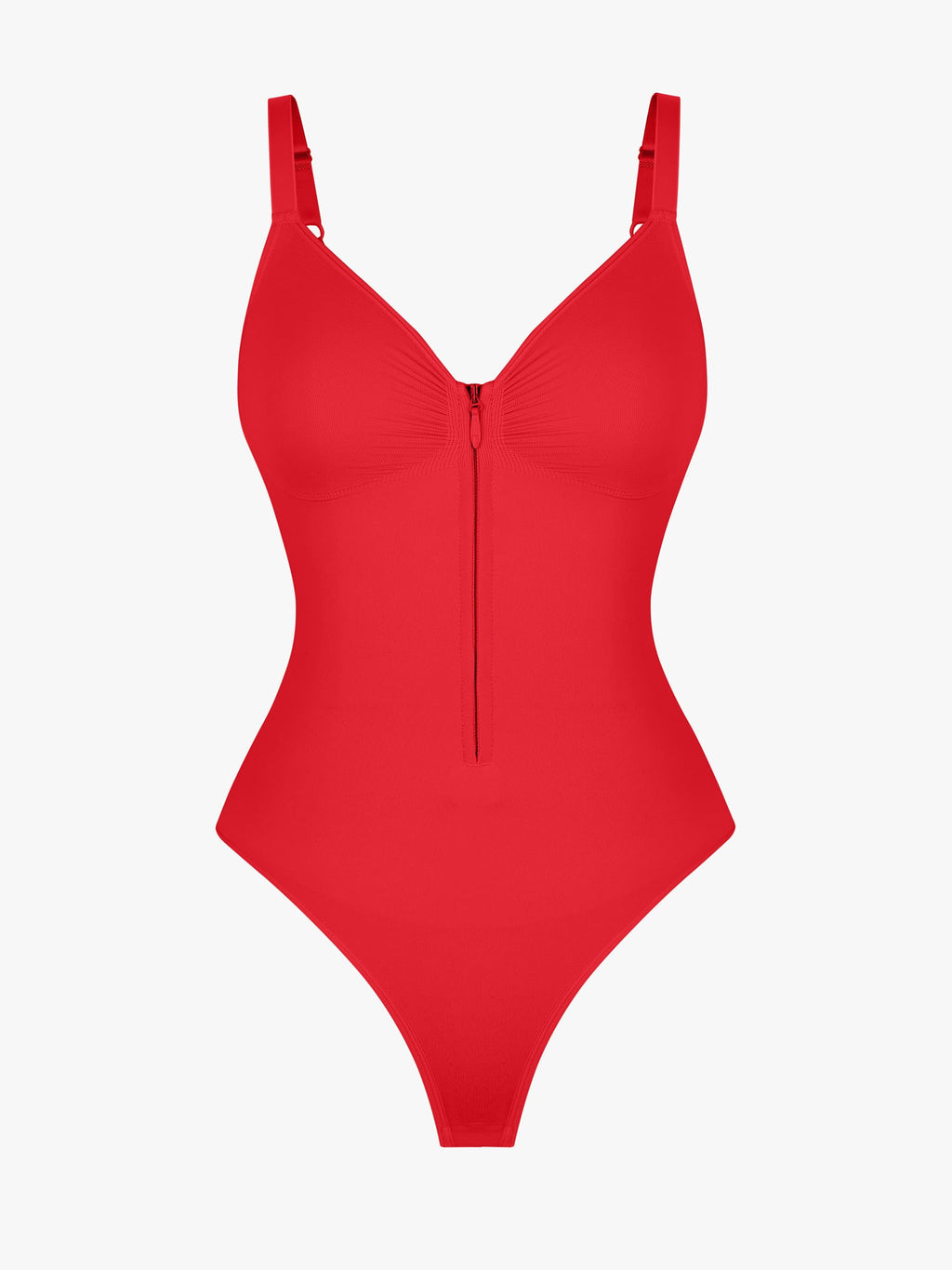 Seamless Tummy Control Zipper Bodysuit