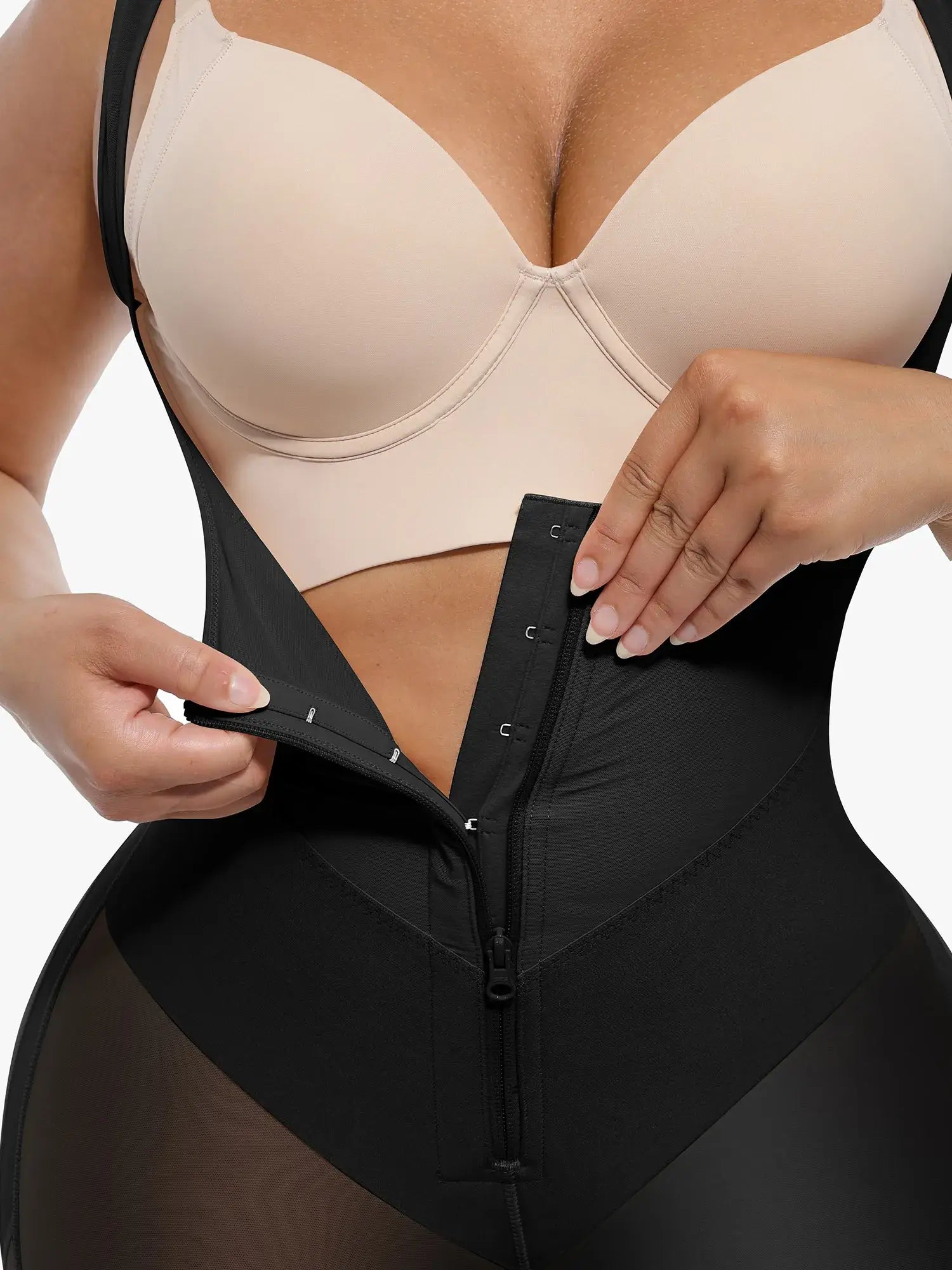 V-Shaped Faja Tummy Control Butt Lift Bodysuit