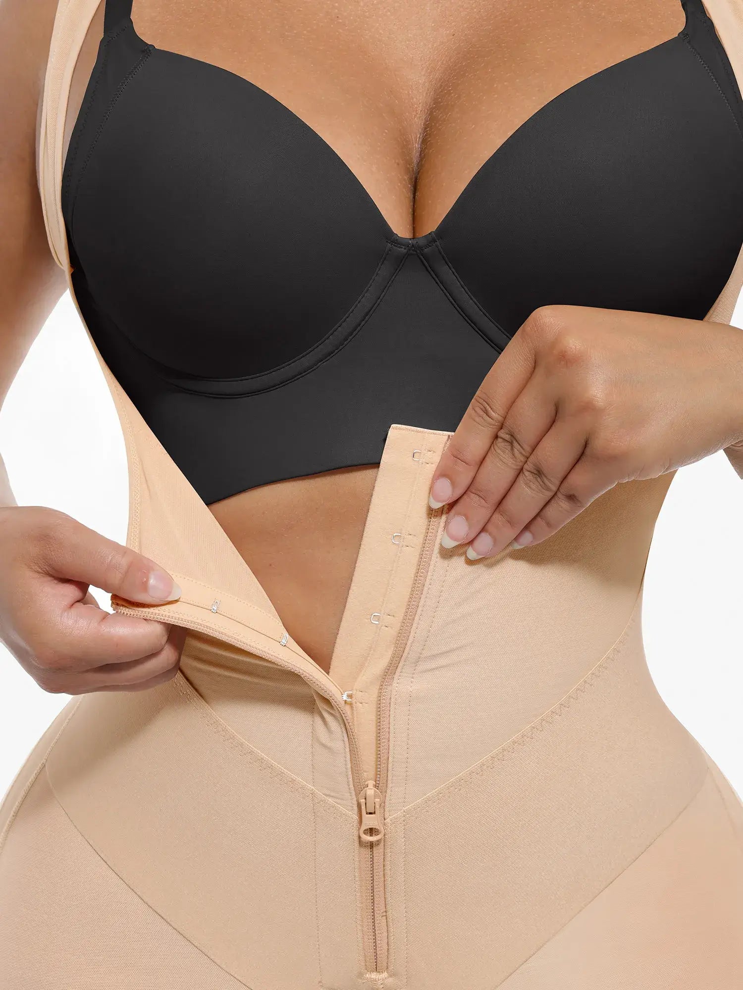 V-Shaped Faja Tummy Control Butt Lift Bodysuit