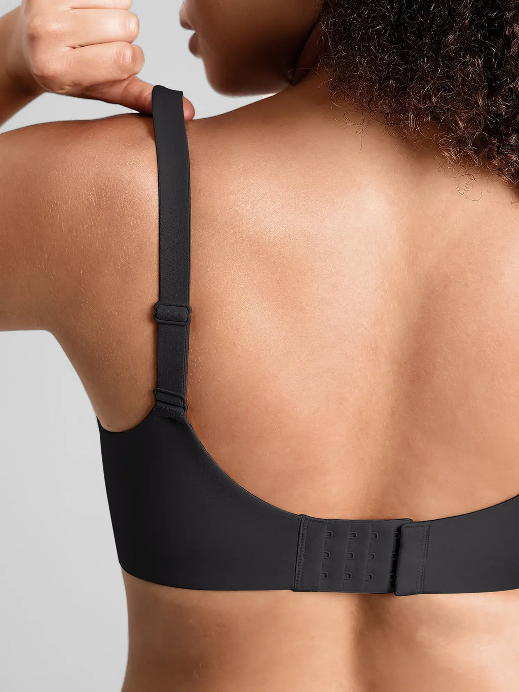 Support V-Neck Sheer Minimizer Bra