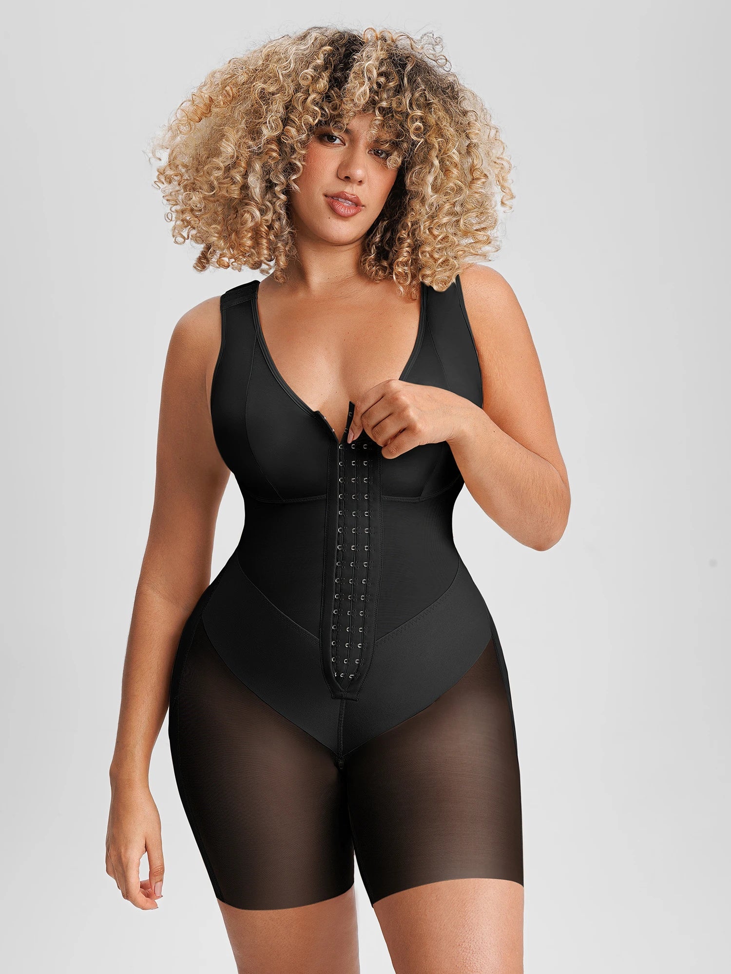 V-Band Waist Snatching Contour Bodysuit