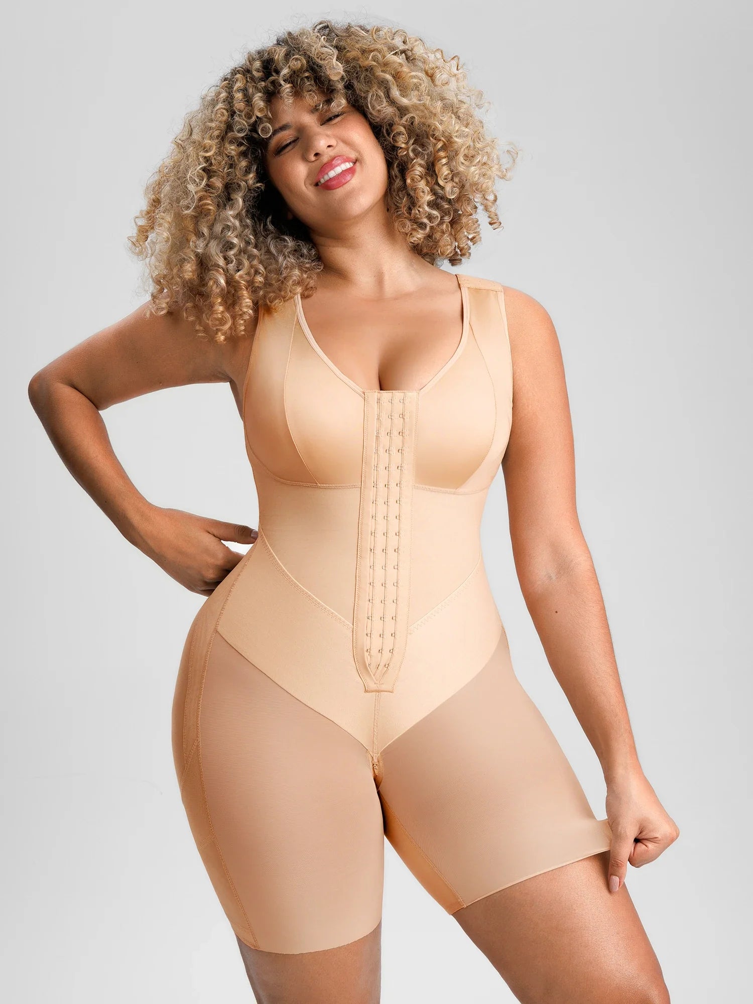 V-Band Waist Snatching Contour Bodysuit
