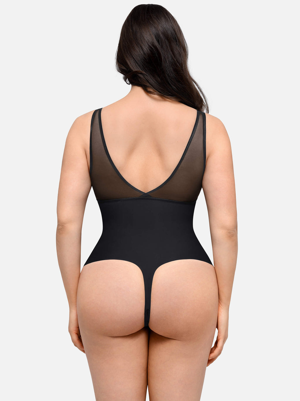 Plunge Breathable Seamless Shaping Bodysuit