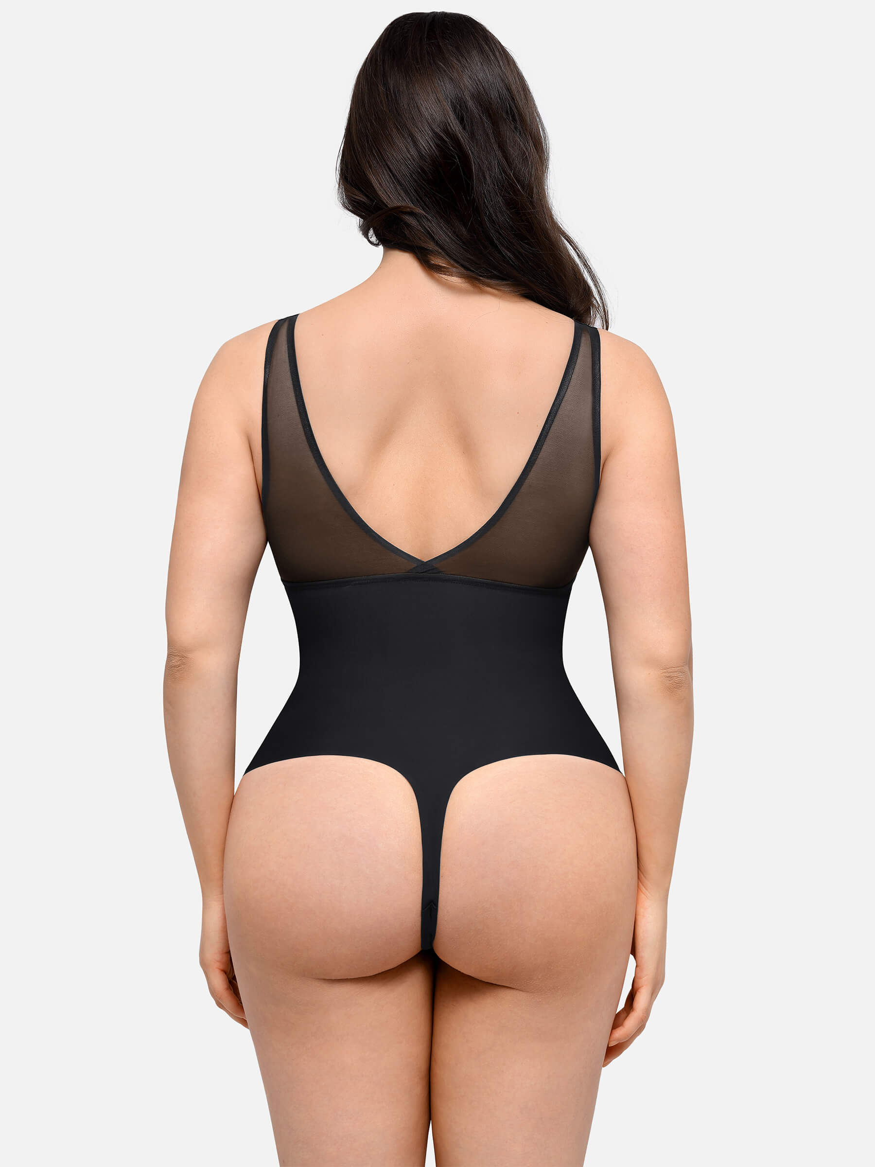 Plunge Breathable Seamless Shaping Bodysuit