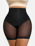 Mesh Tummy Control Bodysuit & Shorts Set