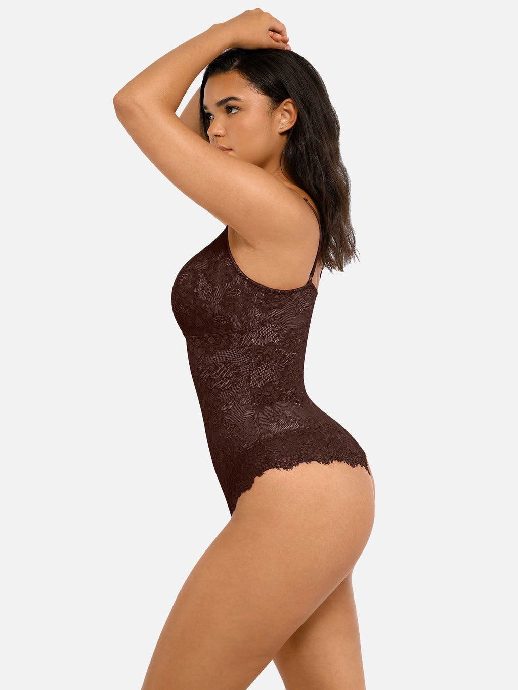 2-Pack Lace V Neck Bodysuit Bundle