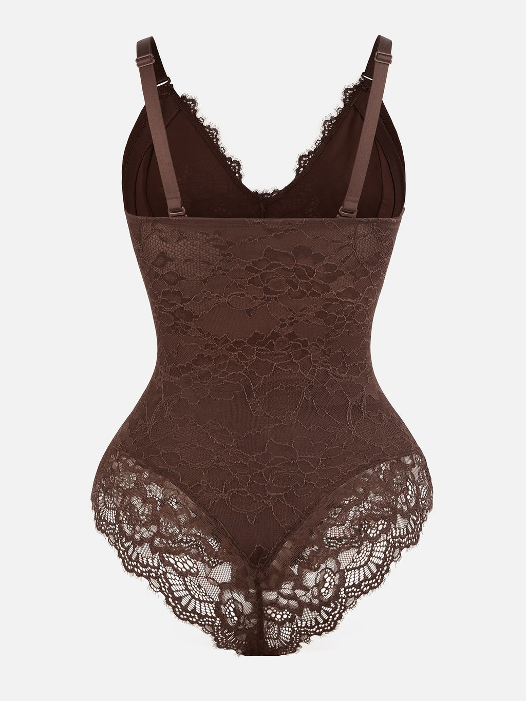 Lace V-Neck Breathable Bodysuit